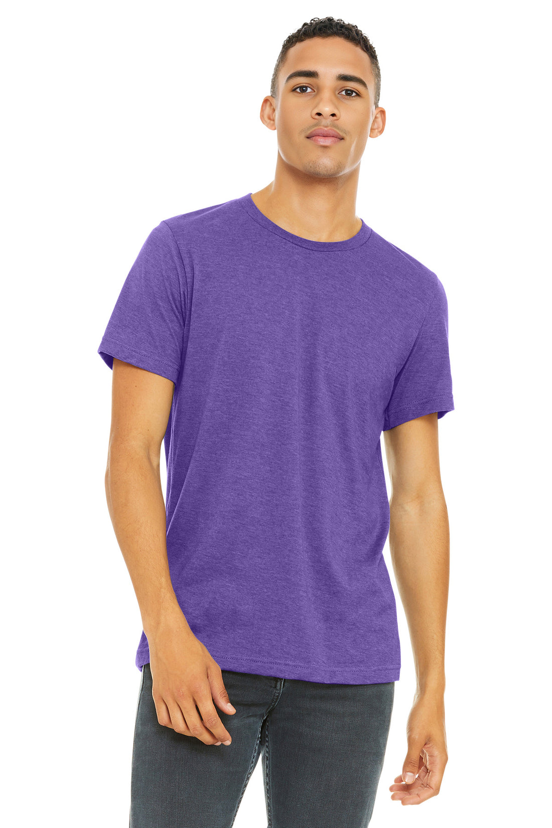 BELLA+CANVAS ® Unisex Heather CVC Short Sleeve Tee. BC3001CVC