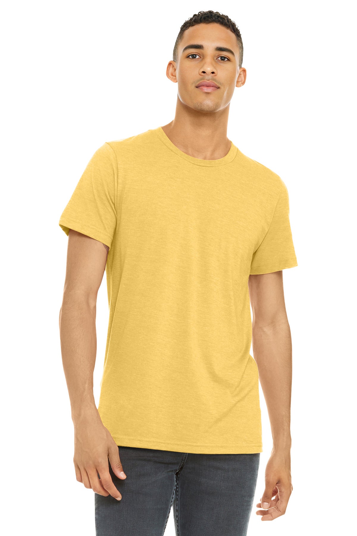 BELLA+CANVAS ® Unisex Heather CVC Short Sleeve Tee. BC3001CVC