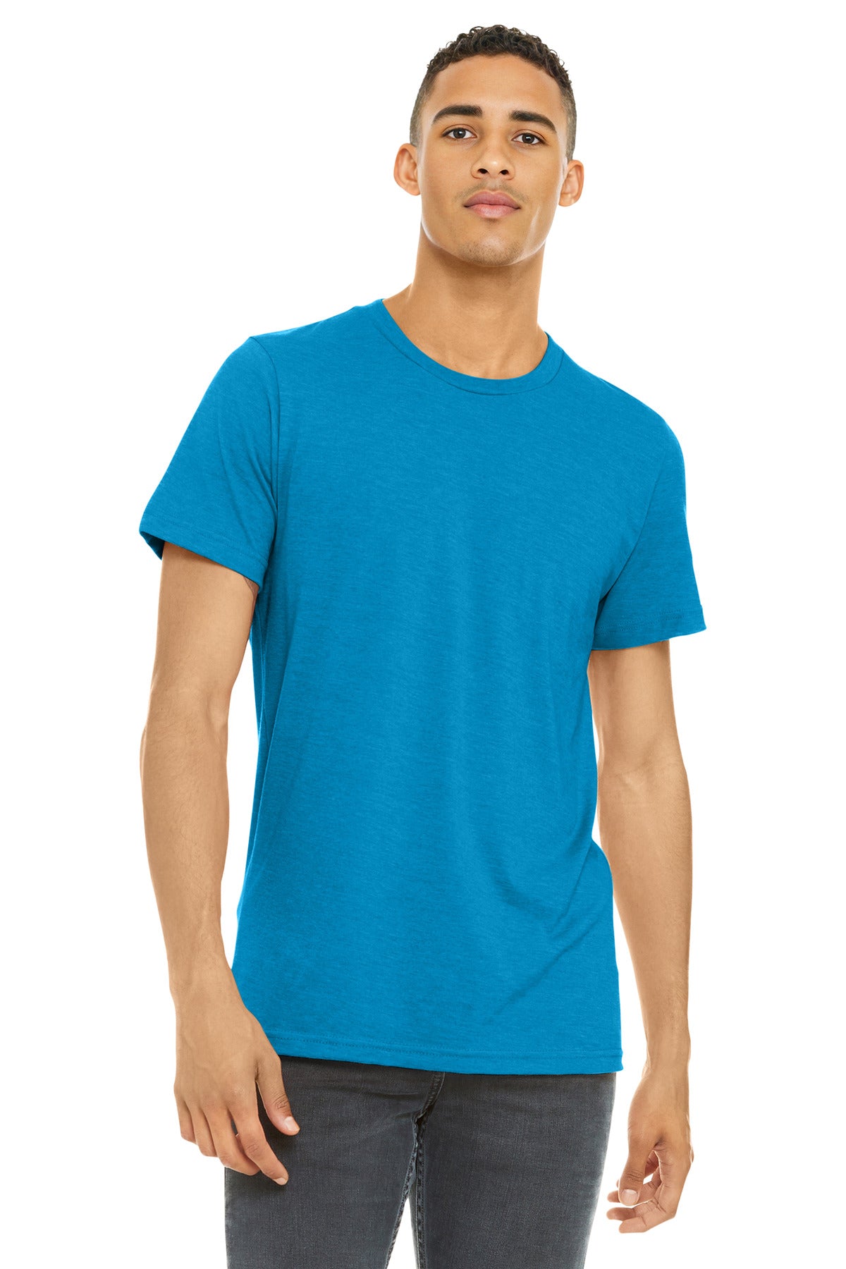 BELLA+CANVAS ® Unisex Heather CVC Short Sleeve Tee. BC3001CVC
