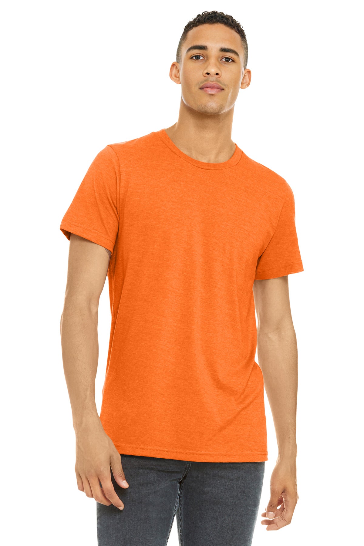 BELLA+CANVAS ® Unisex Heather CVC Short Sleeve Tee. BC3001CVC
