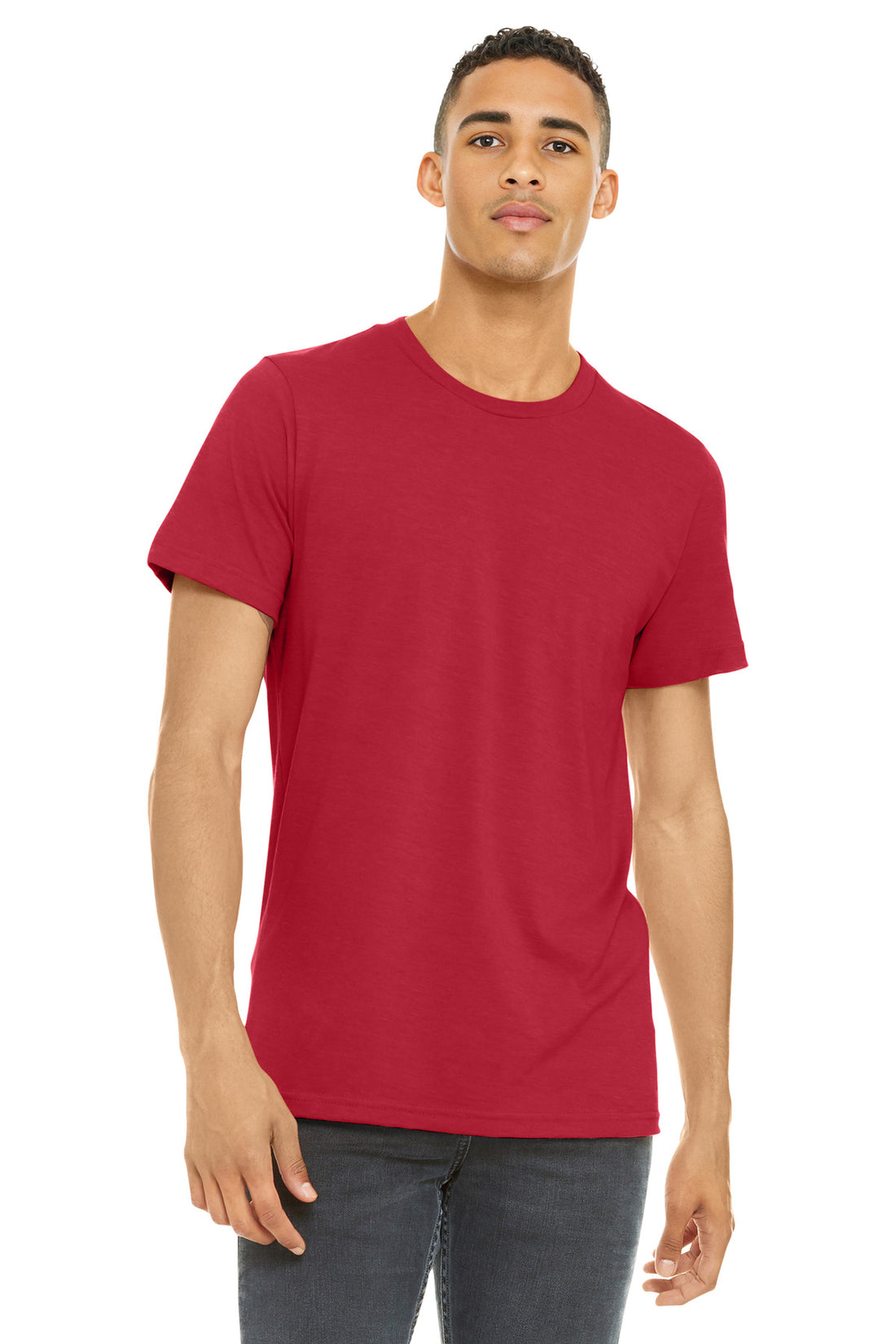 BELLA+CANVAS ® Unisex Heather CVC Short Sleeve Tee. BC3001CVC