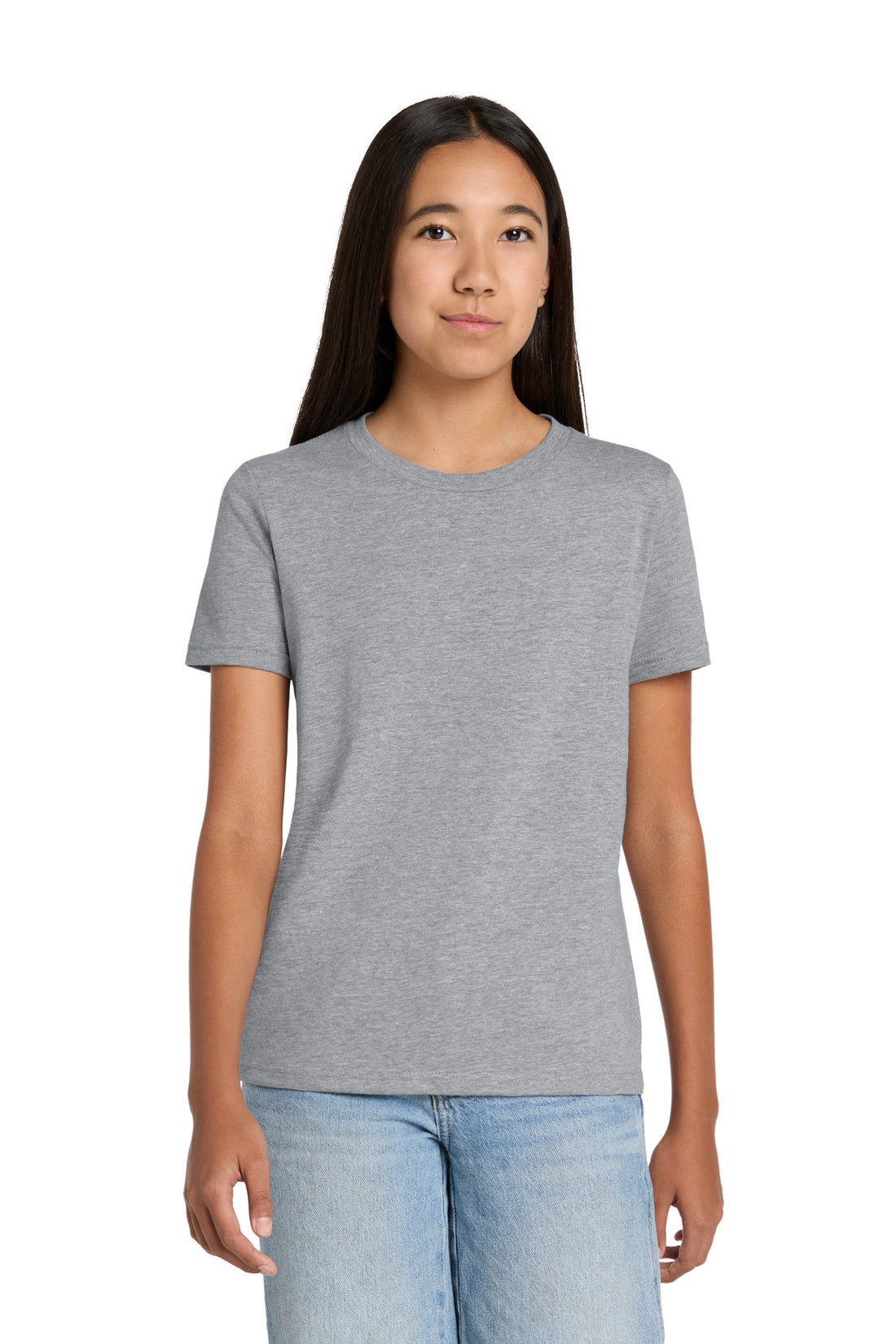 BELLA+CANVAS® Youth Heather CVC Tee BC3001YCVC - Athletic Heather - L