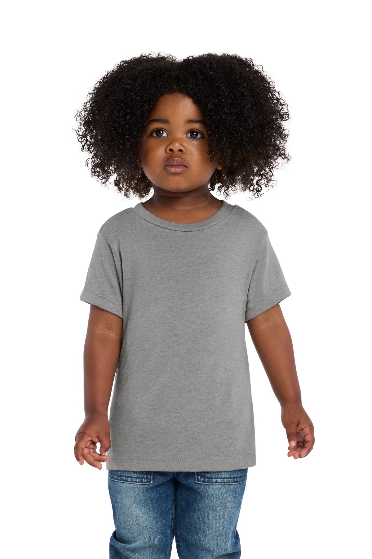 BELLA+CANVAS® Toddler Triblend Short Sleeve Tee BC3413T - Athletic Grey Triblend - 2T