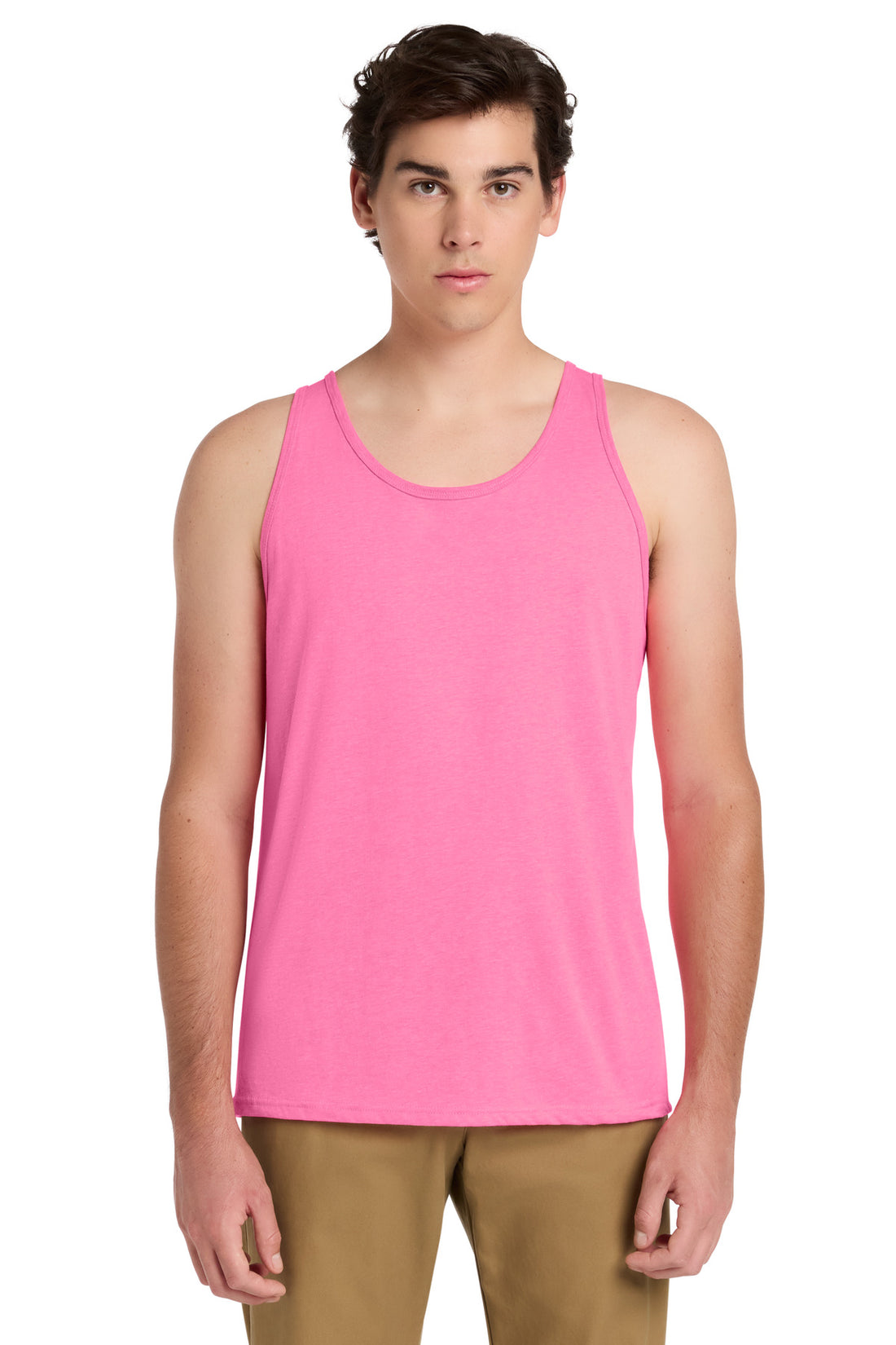 BELLA+CANVAS® Unisex Heather CVC Tank BC3480CVC - Neon Pink - 2XL