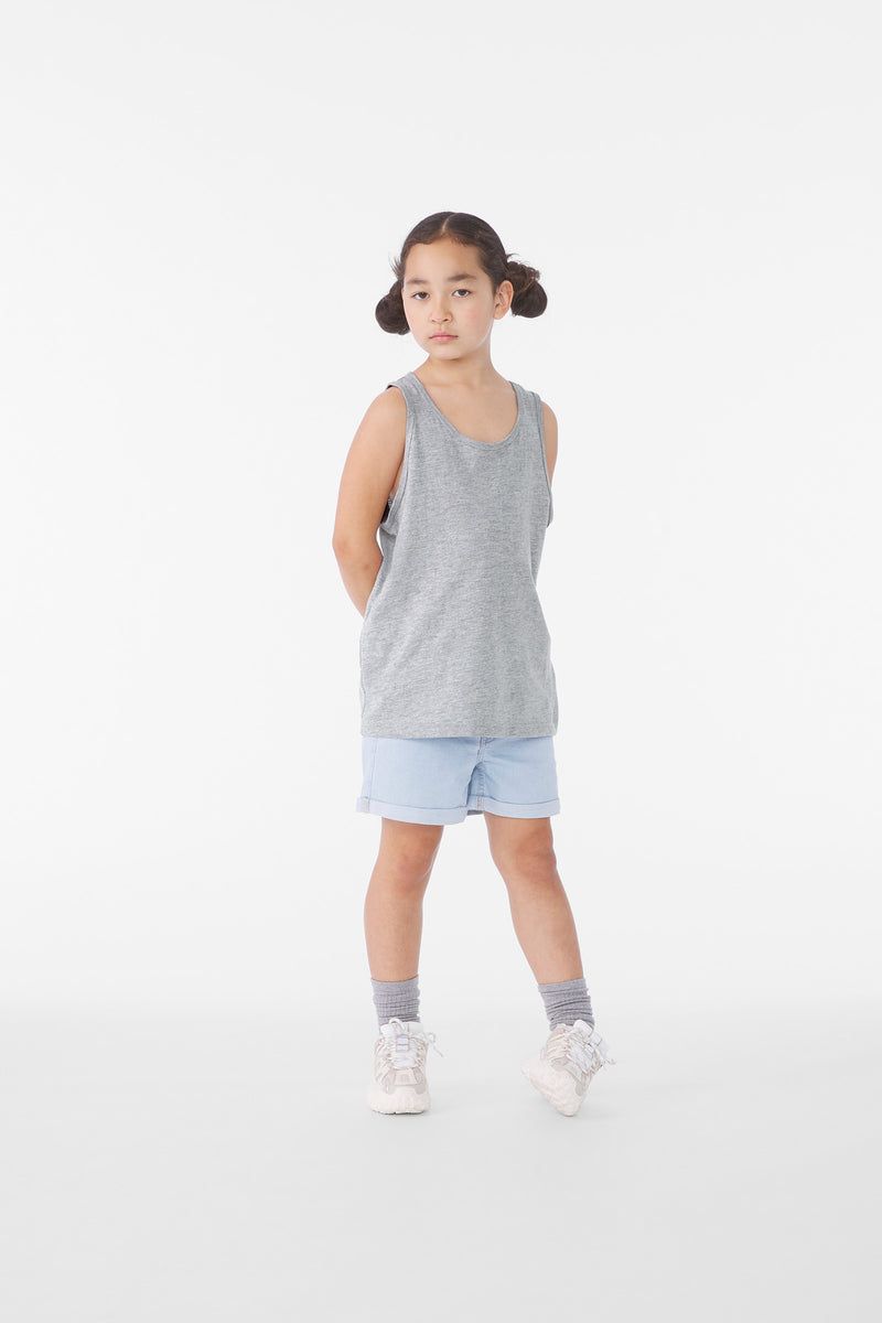 BELLA+CANVAS® Youth Heather CVC Tank BC3480YCVC - Athletic Heather - L