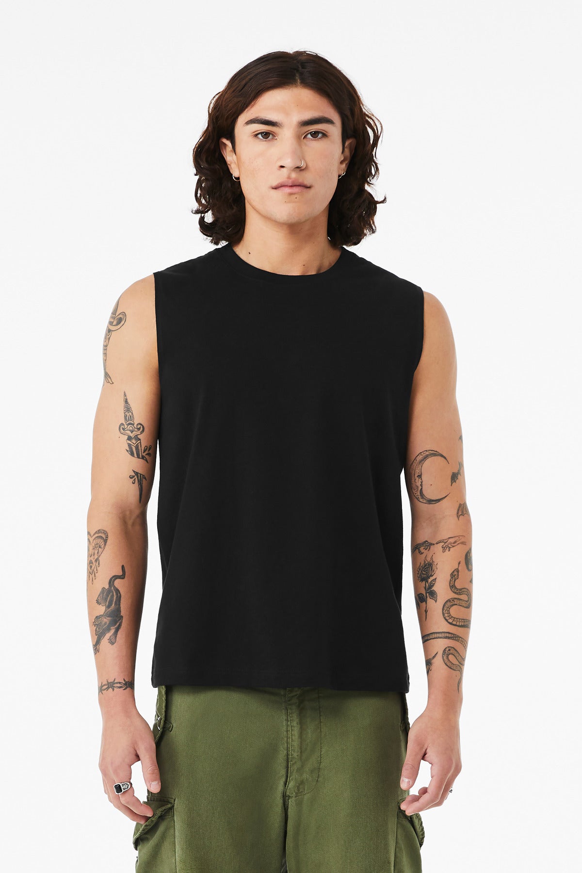 BELLA+CANVAS® Unisex Jersey Muscle Tank BC3483 - Black - 2XL