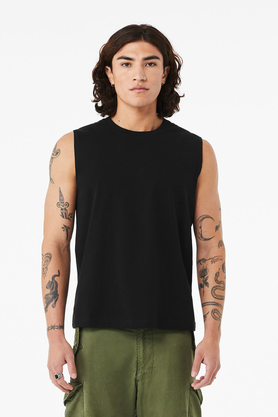 BELLA+CANVAS® Unisex Jersey Muscle Tank BC3483 - Black - 2XL