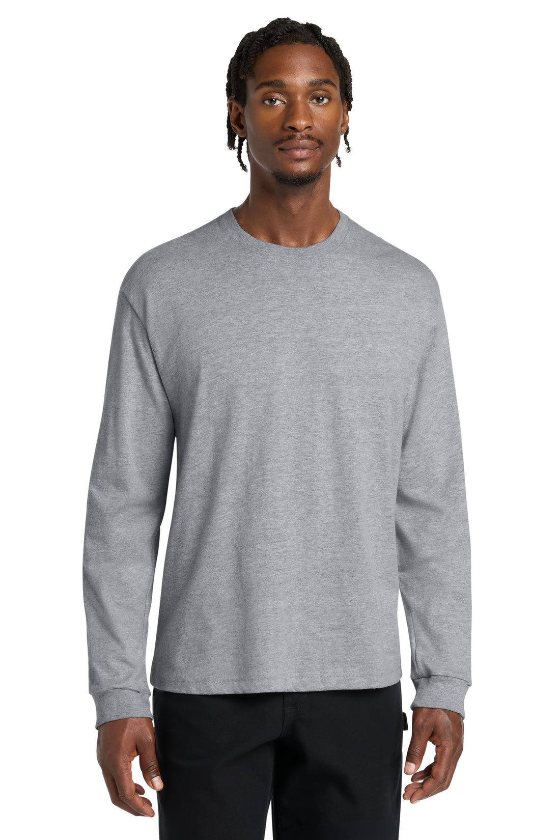 BELLA+CANVAS® Unisex 6-Ounce Heavyweight Long Sleeve Tee BC3511 - Athletic Heather - 2XL