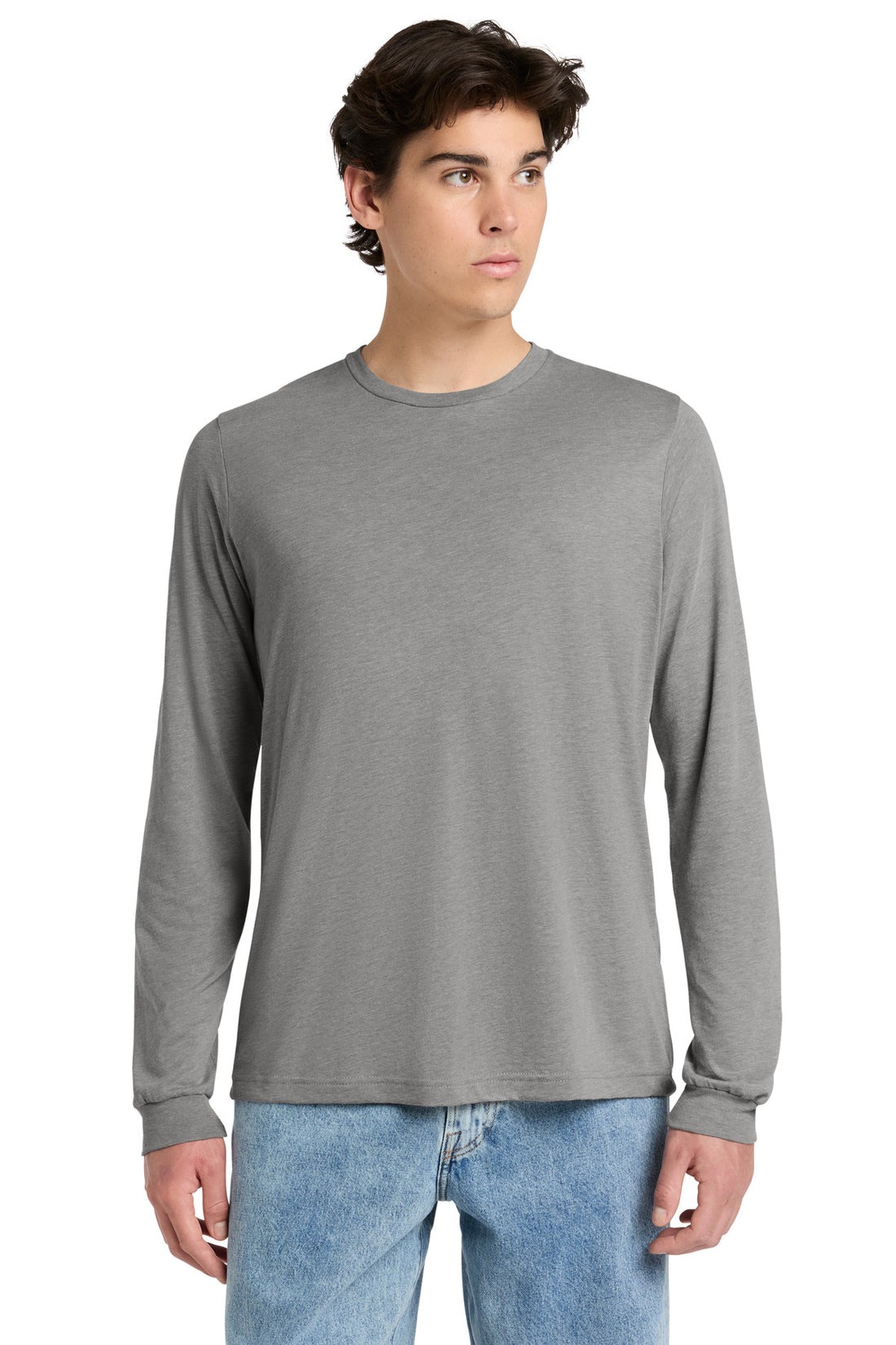 BELLA+CANVAS® Unisex Triblend Long Sleeve Tee BC3513 - Athletic Grey Triblend - 2XL