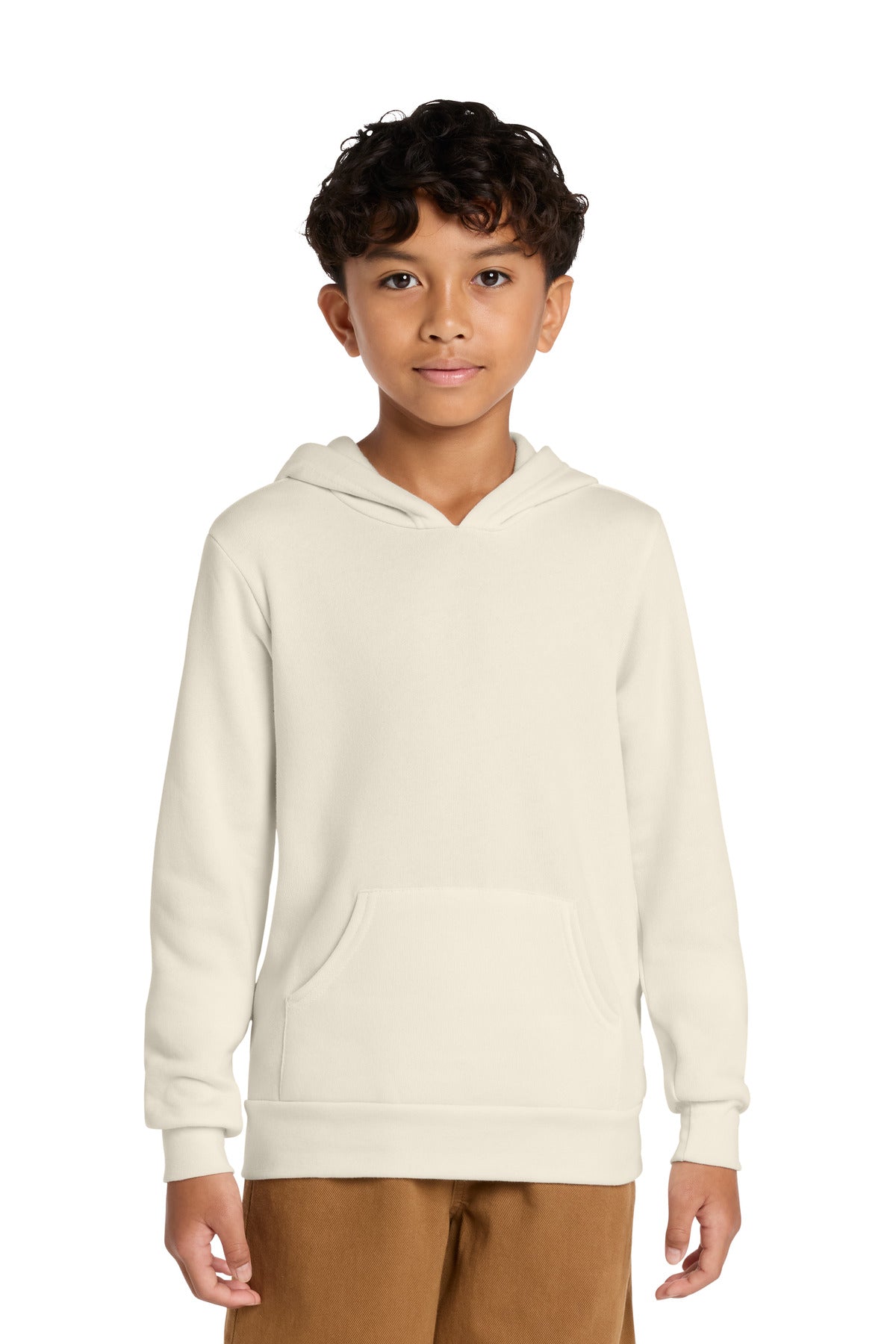 BELLA+CANVAS ® Youth Sponge Fleece Pullover Hoodie BC3719Y - Natural - L