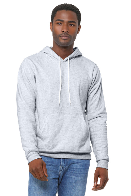 BELLA+CANVAS ® Unisex Sponge Fleece Pullover Hoodie. BC3719 - Ash - 2XL