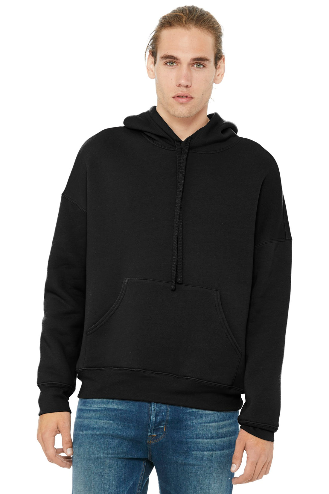 BELLA+CANVAS ® Unisex Sponge Fleece Pullover DTM Hoodie. BC3729 - Black - 2XL