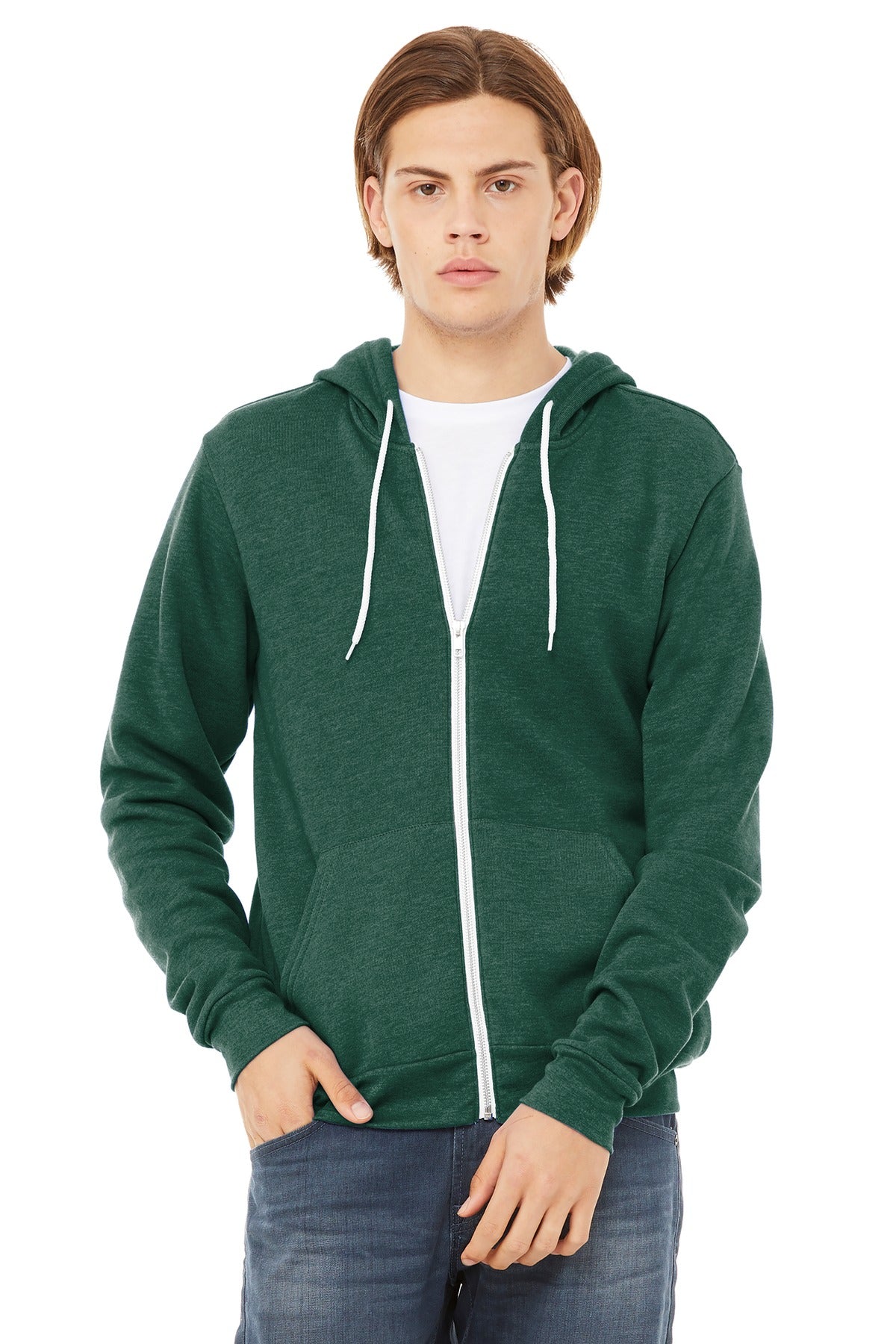 BELLA+CANVAS ® Unisex Sponge Fleece Full-Zip Hoodie. BC3739
