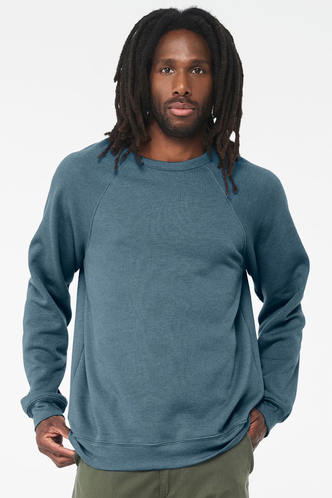 BELLA+CANVAS ® Unisex Sponge Fleece Raglan Sweatshirt. BC3901