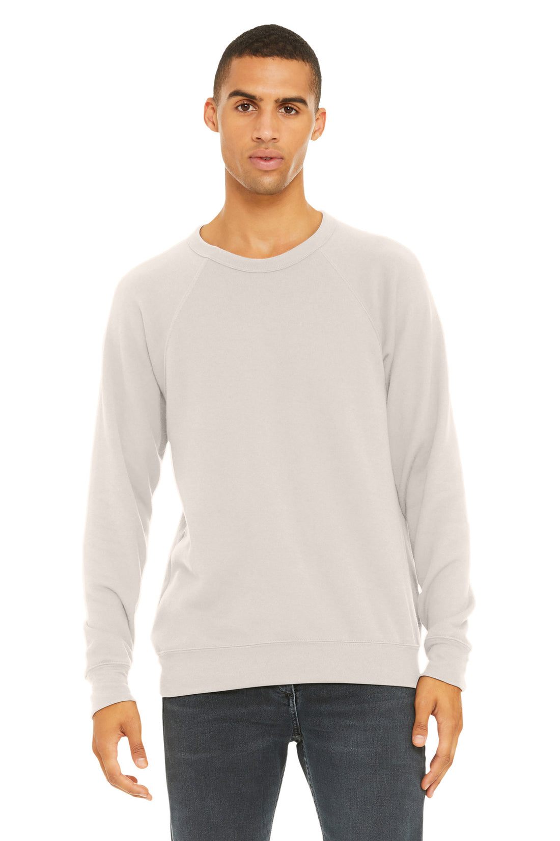 BELLA+CANVAS ® Unisex Sponge Fleece Raglan Sweatshirt. BC3901