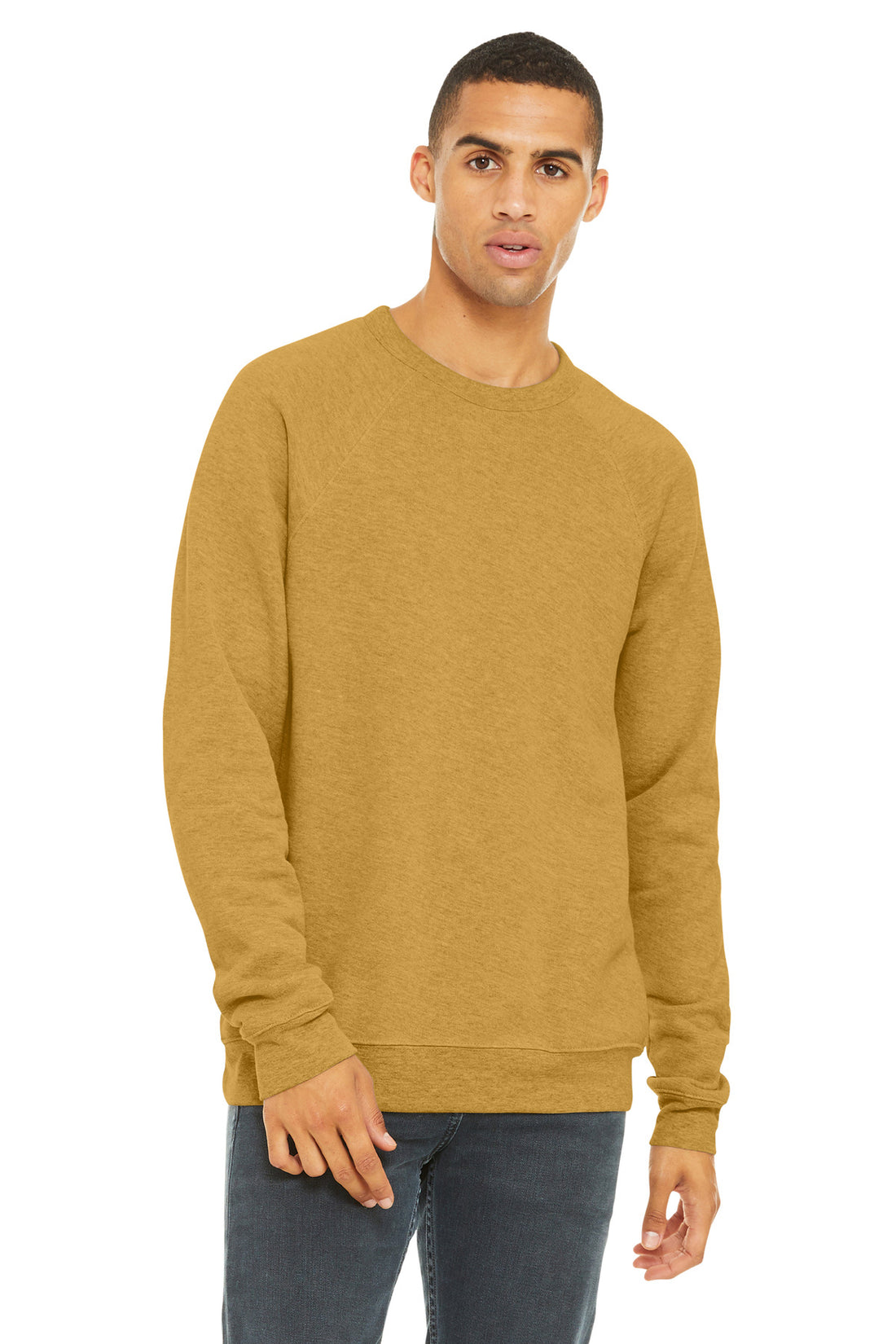 BELLA+CANVAS ® Unisex Sponge Fleece Raglan Sweatshirt. BC3901