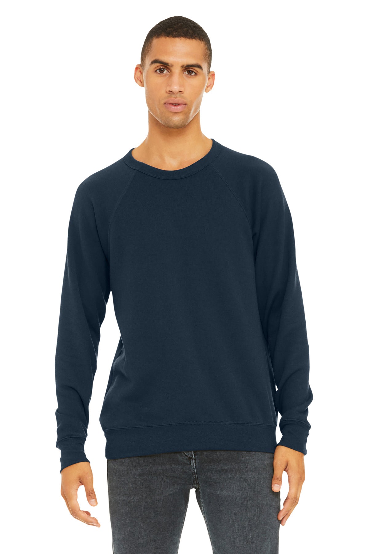 BELLA+CANVAS ® Unisex Sponge Fleece Raglan Sweatshirt. BC3901