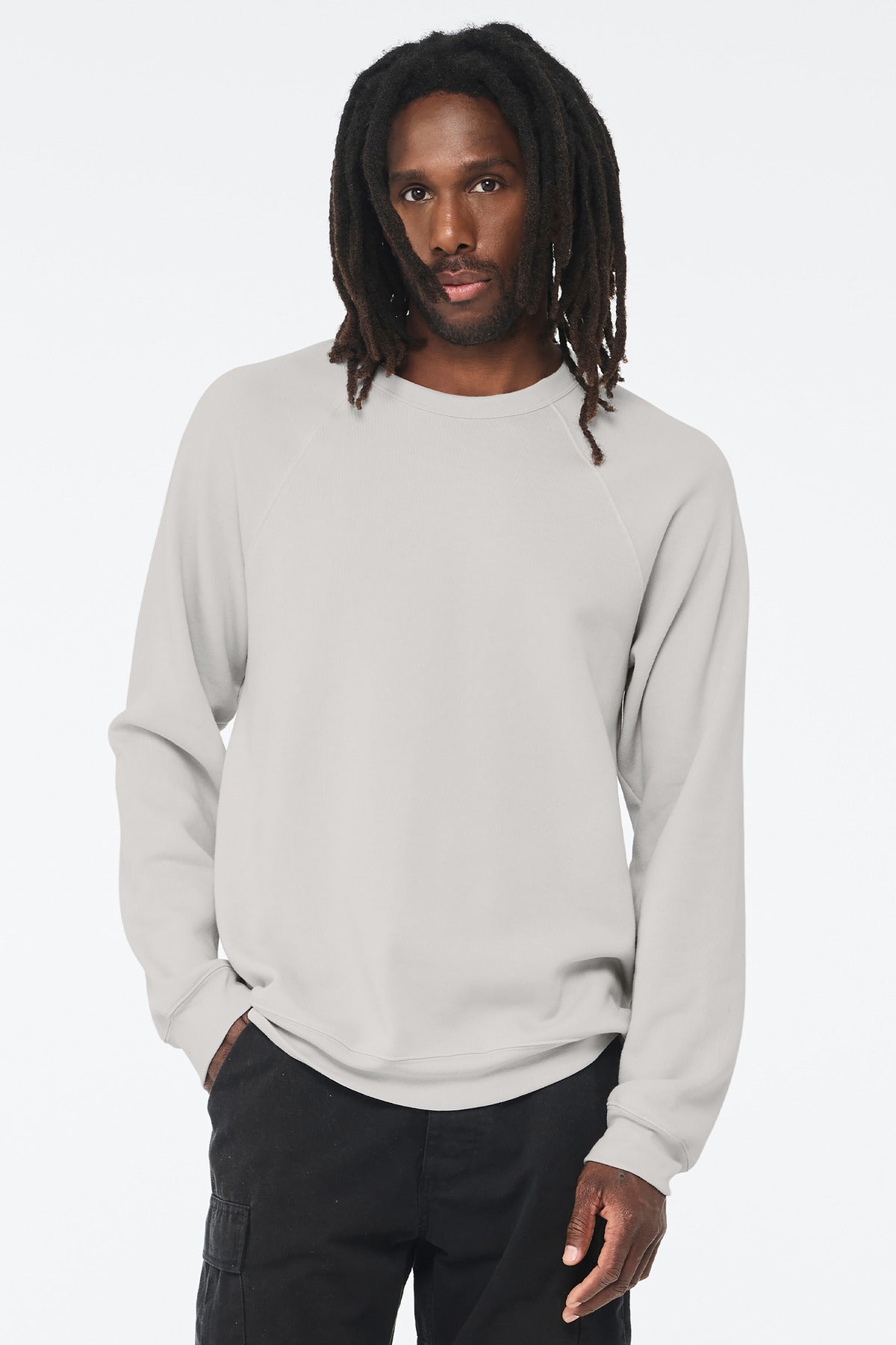 BELLA+CANVAS ® Unisex Sponge Fleece Raglan Sweatshirt. BC3901