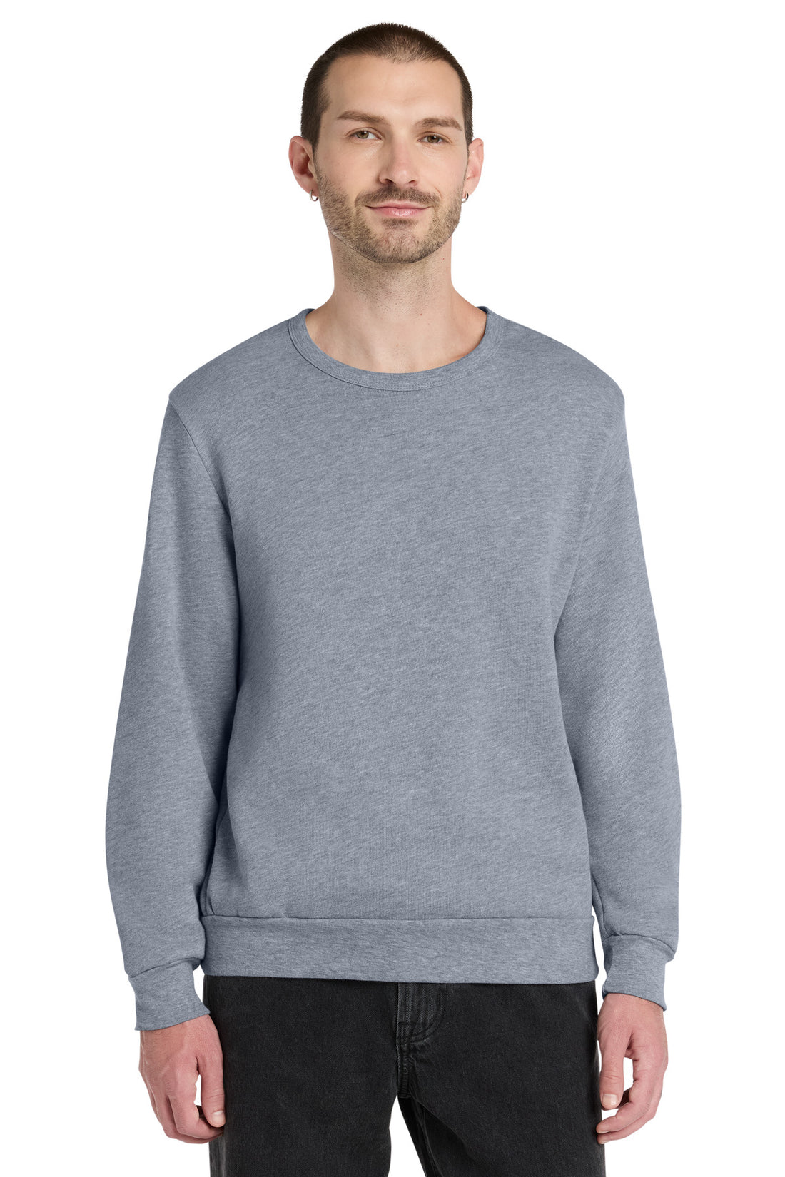 BELLA+CANVAS® Unisex Sponge Fleece Classic Crewneck Sweatshirt BC3911 - Athletic Heather - 2XL