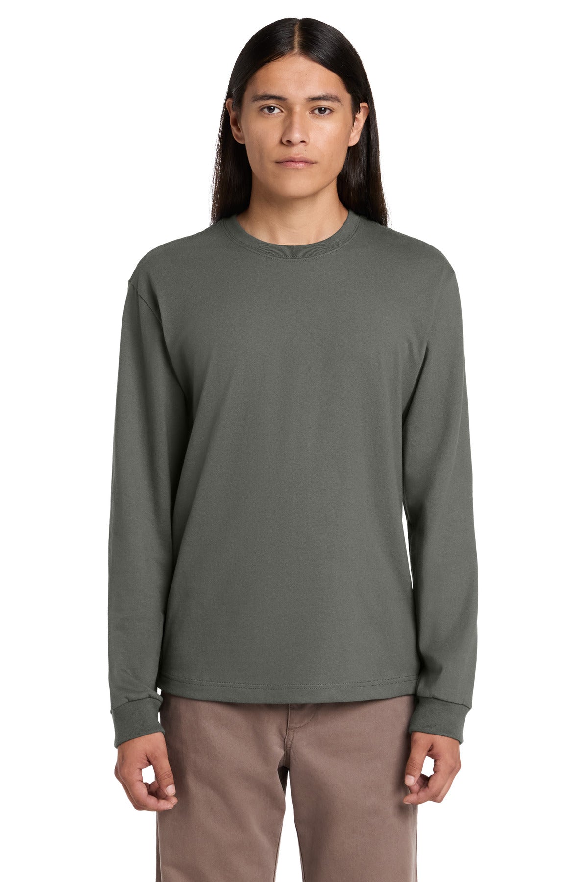 BELLA+CANVAS® Unisex 7.5-Ounce Heavyweight Long Sleeve Tee BC4651 - Asphalt - 2XL