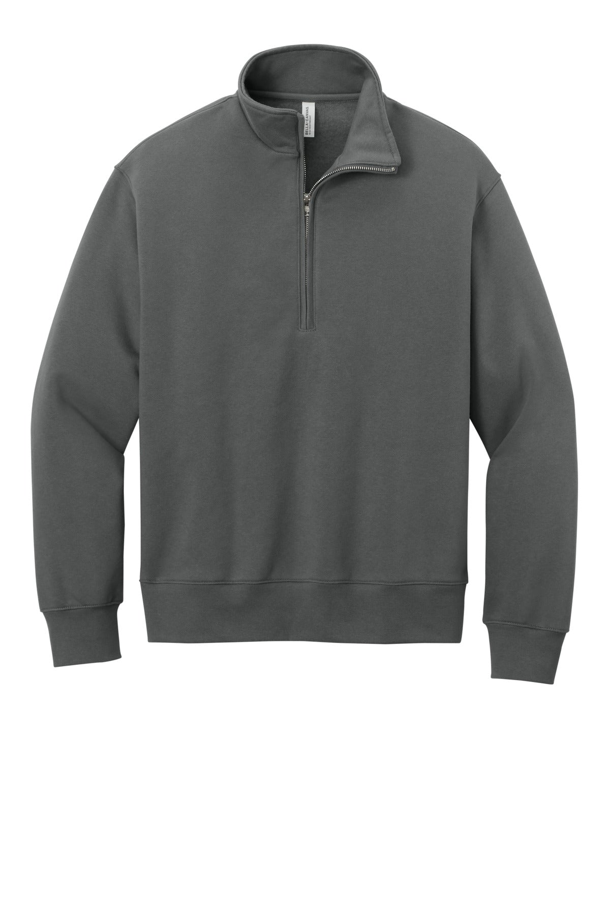 BELLA+CANVAS® Unisex 10-Ounce Heavyweight 1/2-Zip Sweatshirt BC4740 - Asphalt - 2XL