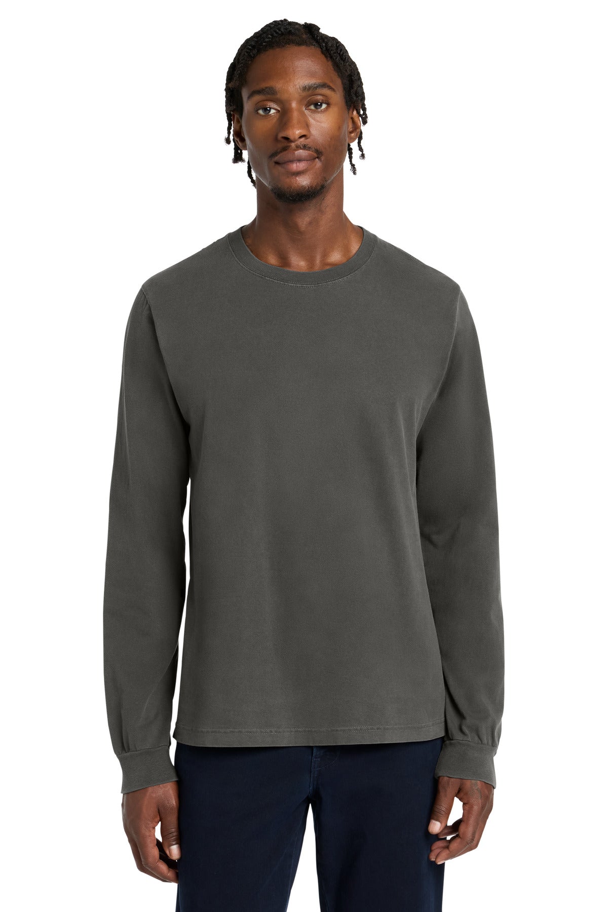 BELLA+CANVAS® Unisex Heavyweight Garment-Dyed Long Sleeve Tee BC4851GD
