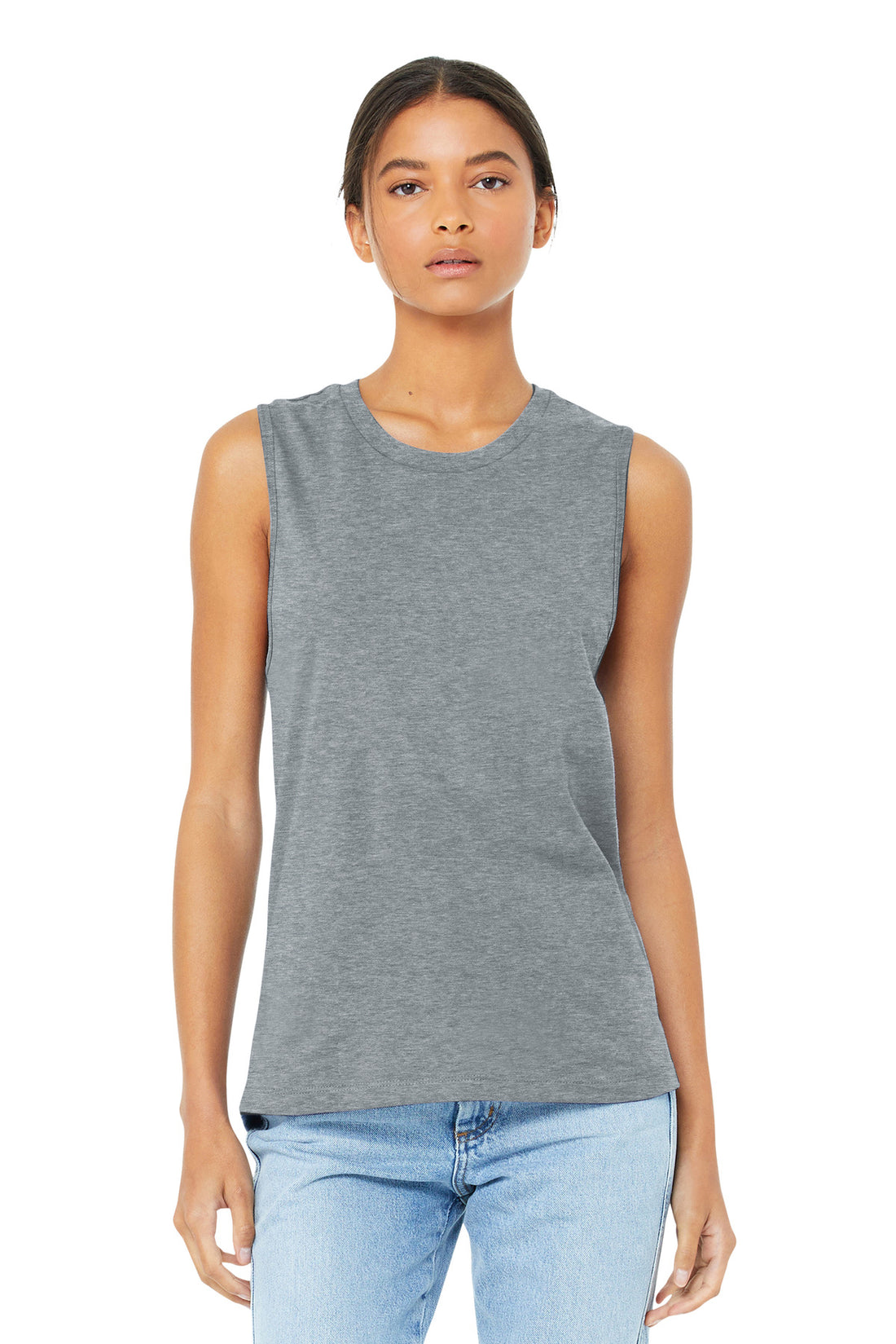 BELLA+CANVAS ® Women's Jersey Muscle Tank. BC6003 - Athletic Heather - 2XL