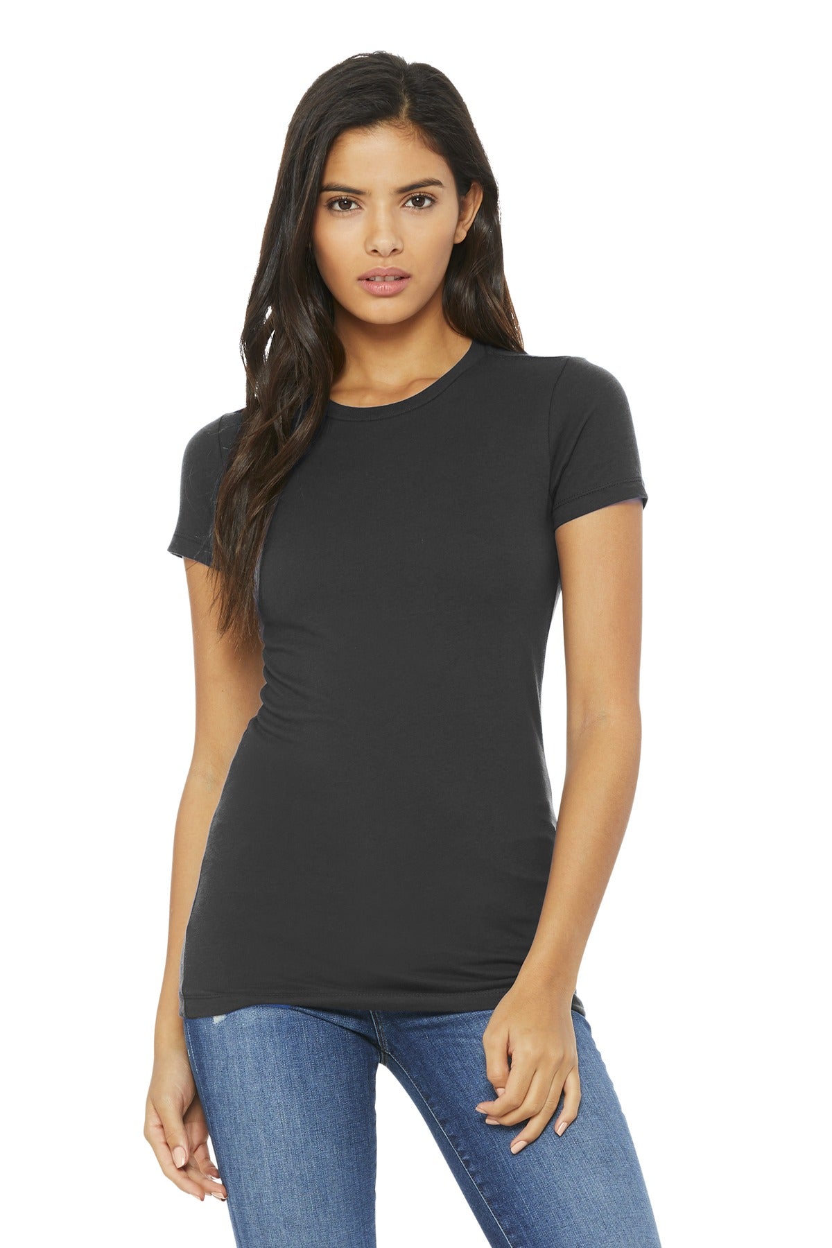 BELLA+CANVAS ® Women's Slim Fit Tee. BC6004 - Asphalt - 2XL