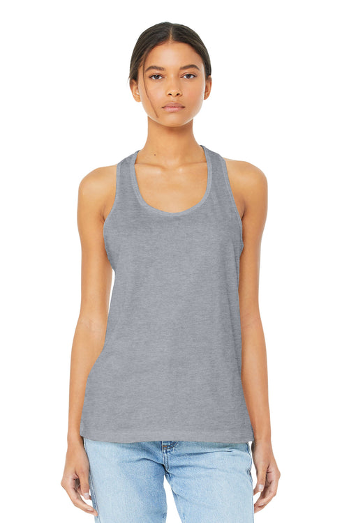 BELLA+CANVAS ® Women's Jersey Racerback Tank. BC6008 - Athletic Heather - 2XL