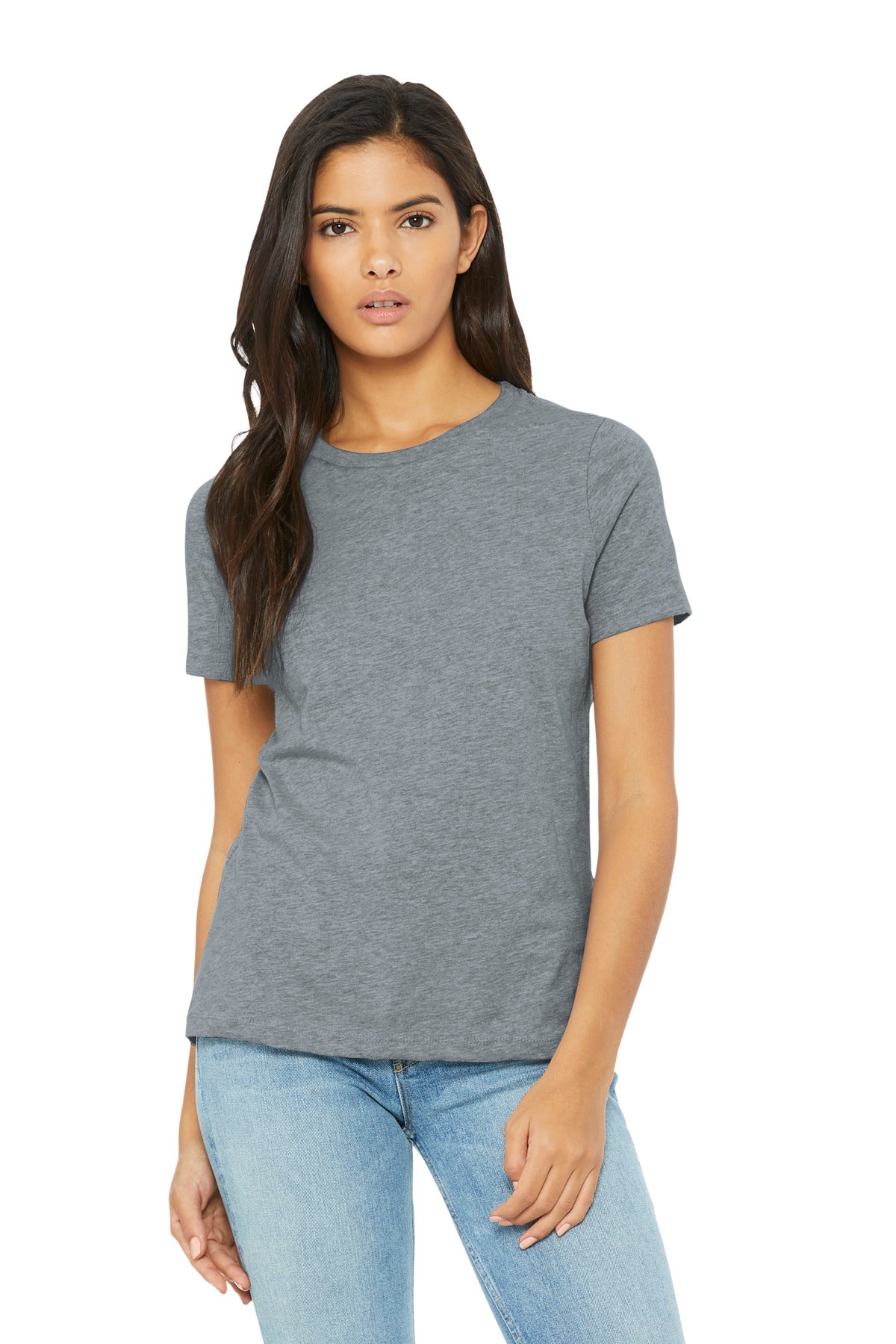 BELLA+CANVAS® Women's Relaxed CVC Tee BC6400CVC - Athletic Heather - 2XL