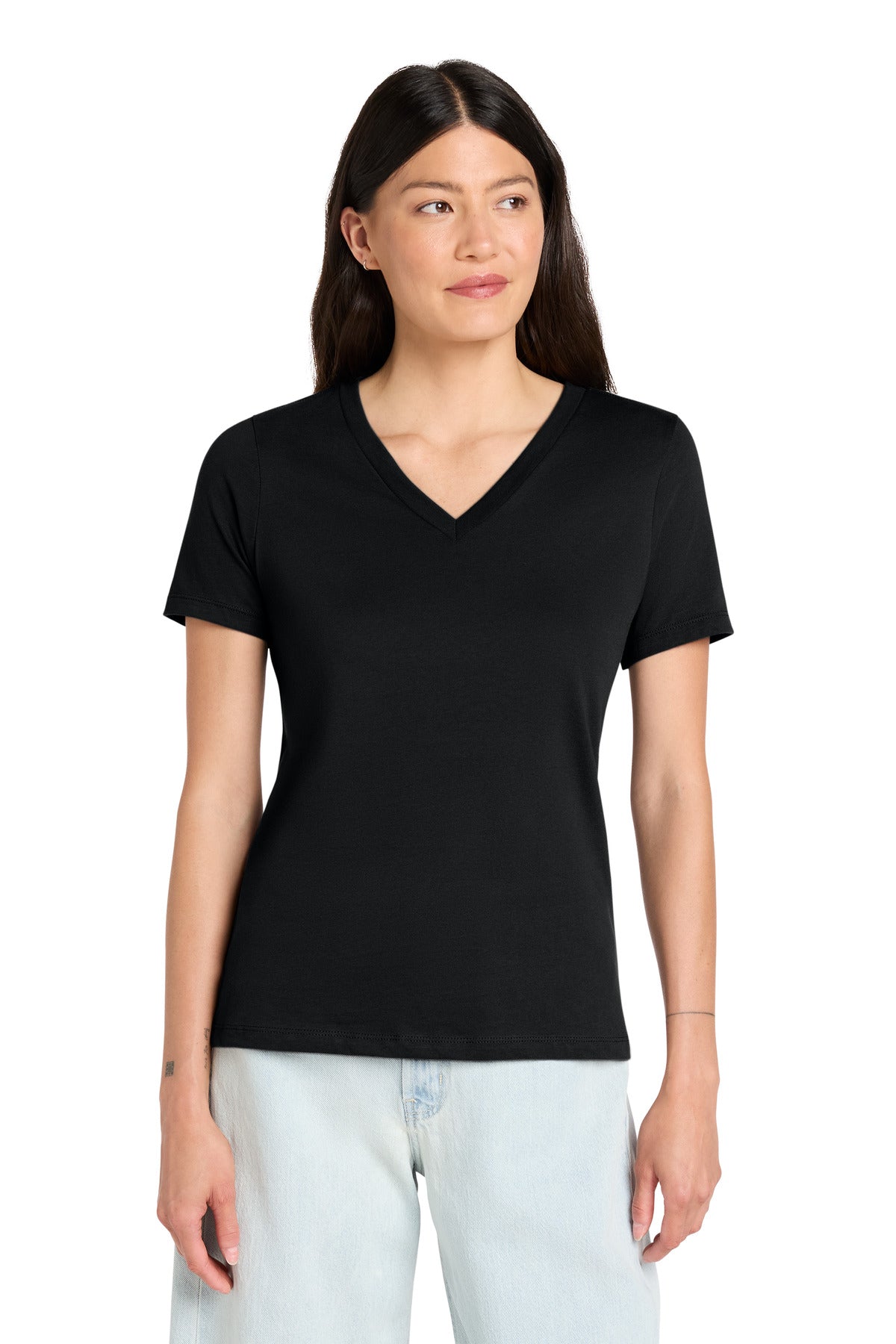 BELLA+CANVAS ® Women's Relaxed Jersey Short Sleeve V-Neck Tee. BC6405