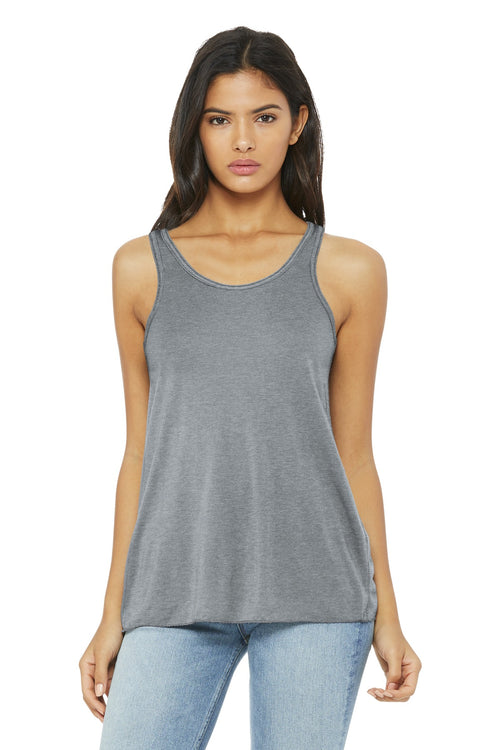 BELLA+CANVAS ® Women's Flowy Racerback Tank. BC8800 - Athletic Heather - 2XL