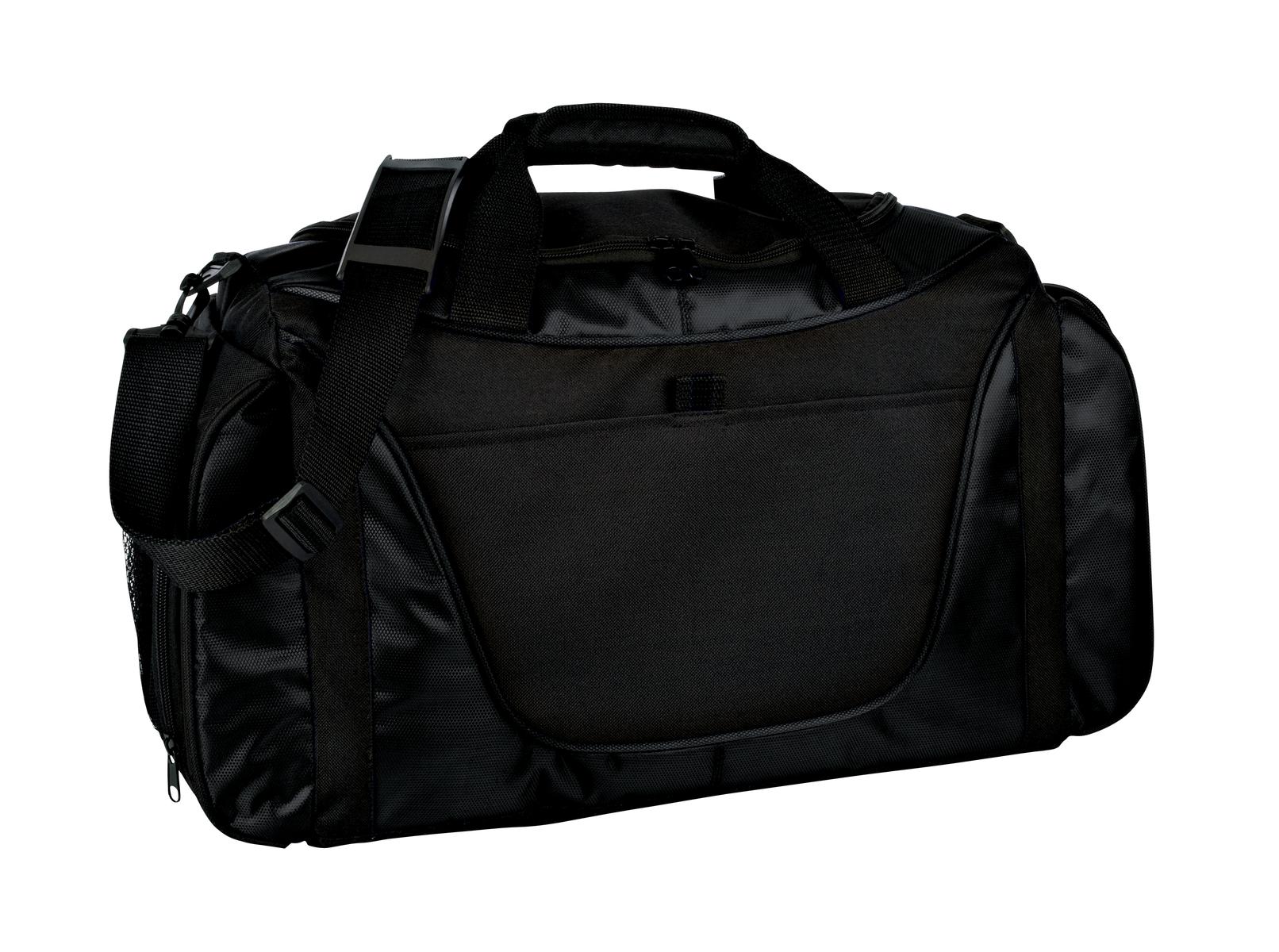 Port Authority® Medium Two-Tone Duffel. BG1050 - Black/ Black - OSFA