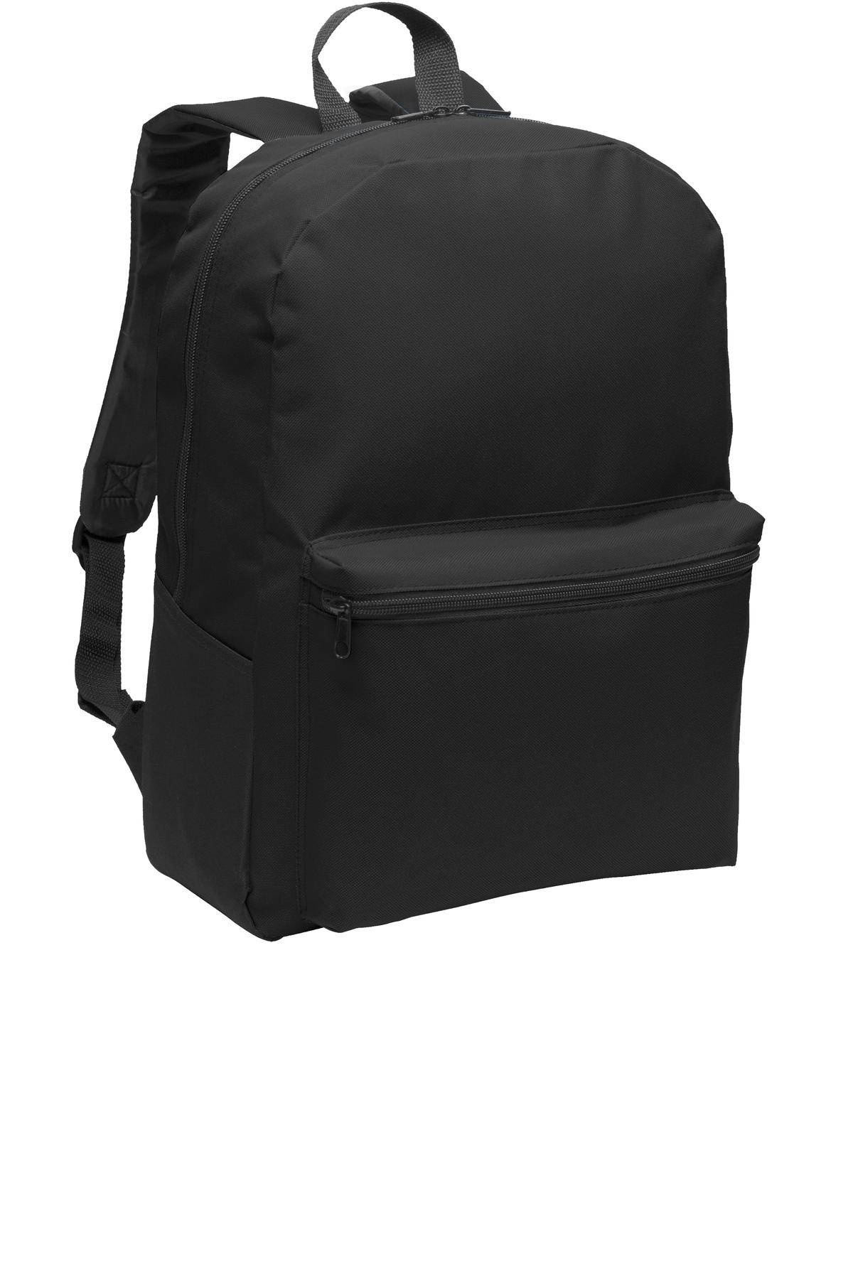 Port Authority® Value Backpack. BG203 - Black - OSFA