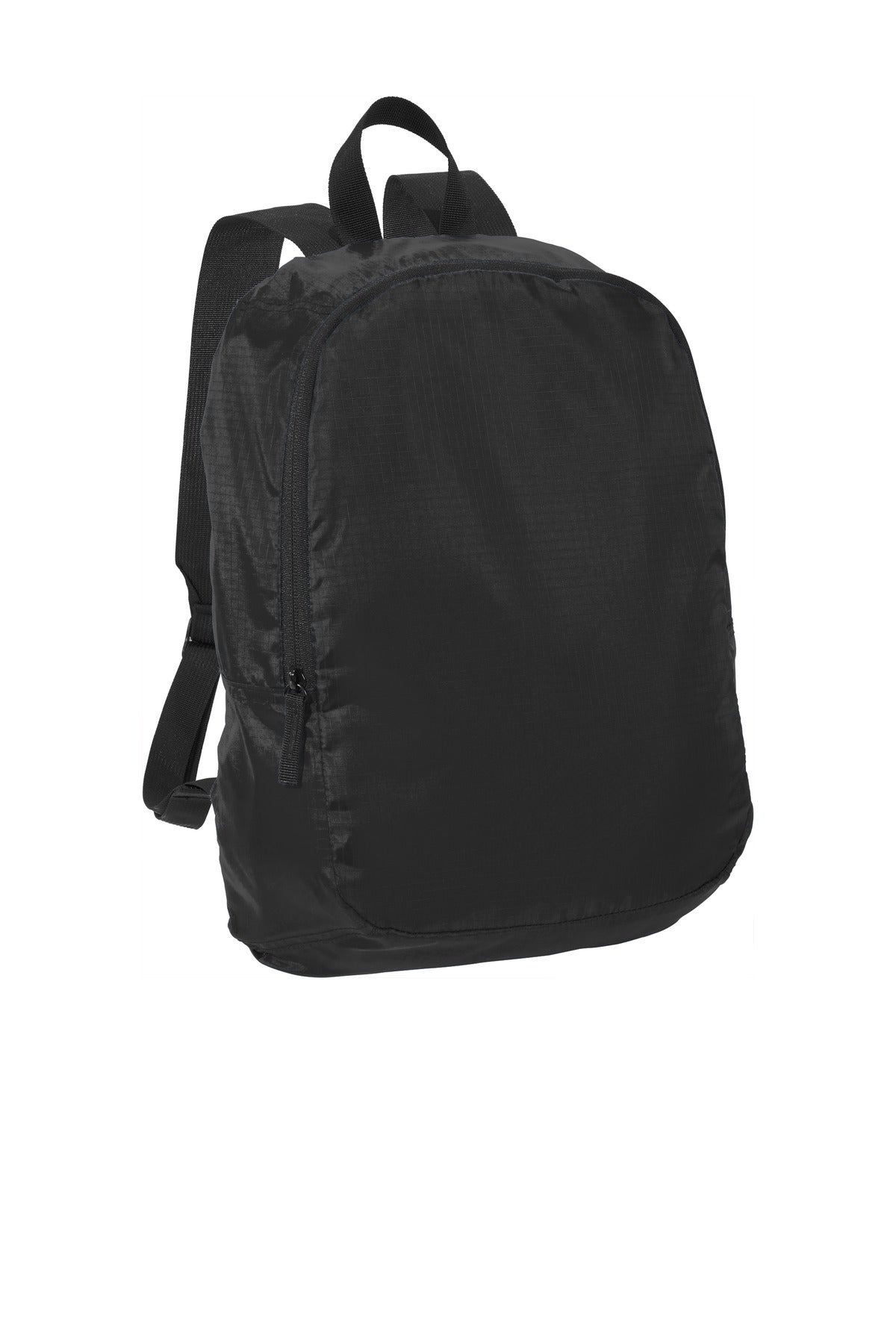 Port Authority ® Crush Ripstop Backpack BG213 - Black - OSFA