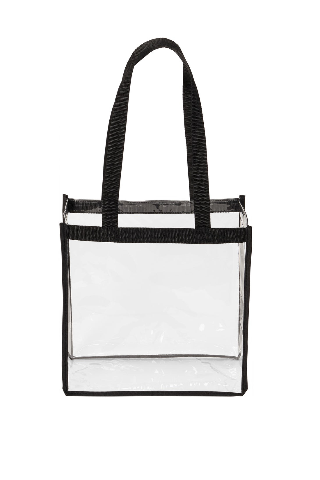 Port Authority ® Clear Stadium Tote BG430 - Clear/ Black - OSFA