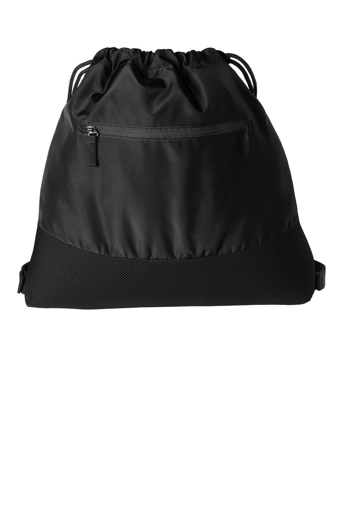 Port Authority® Agility Mesh Pocket Cinch BG619 - Deep Black - OSFA