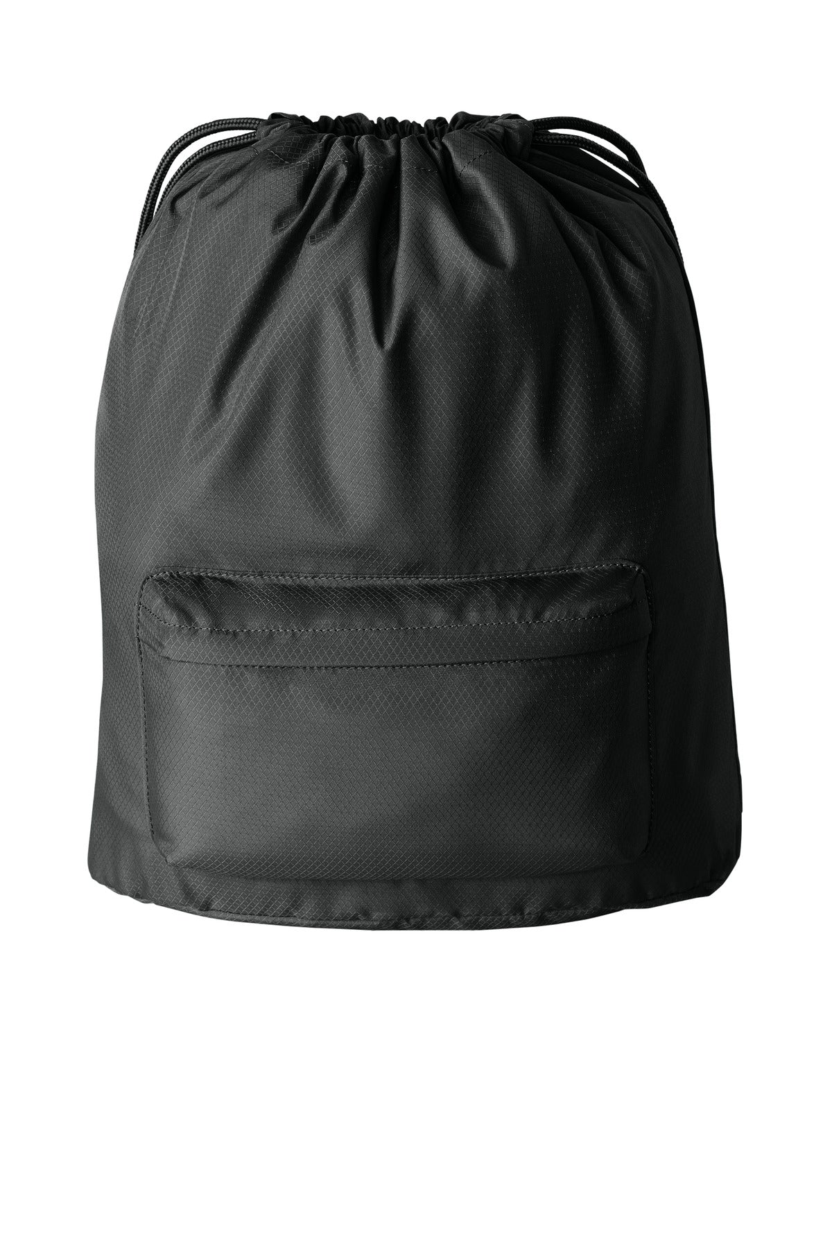 Port Authority® Diamond Pocket Cinch BG637 - Deep Black - OSFA