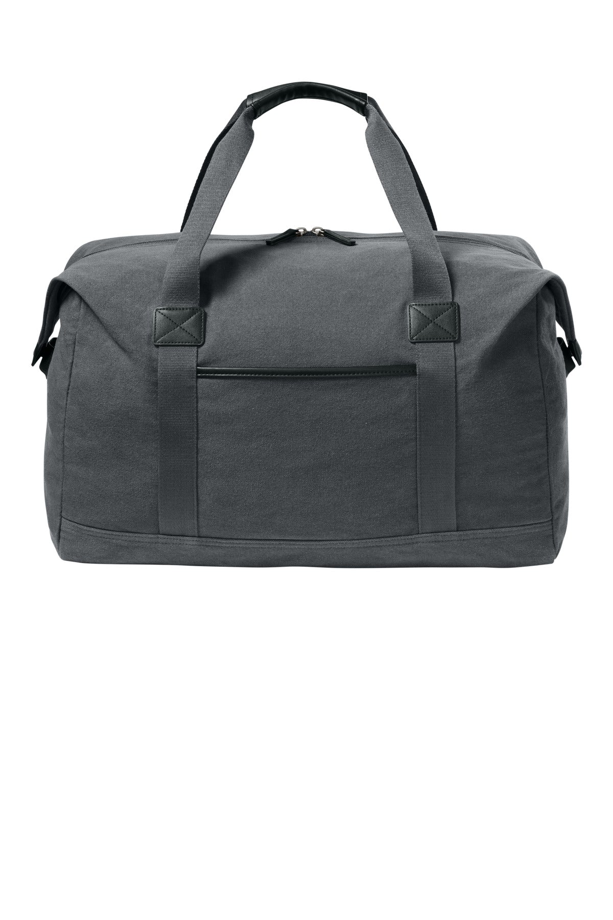 Port Authority® Washed Canvas Duffel BG8030 - Grey Steel - OSFA