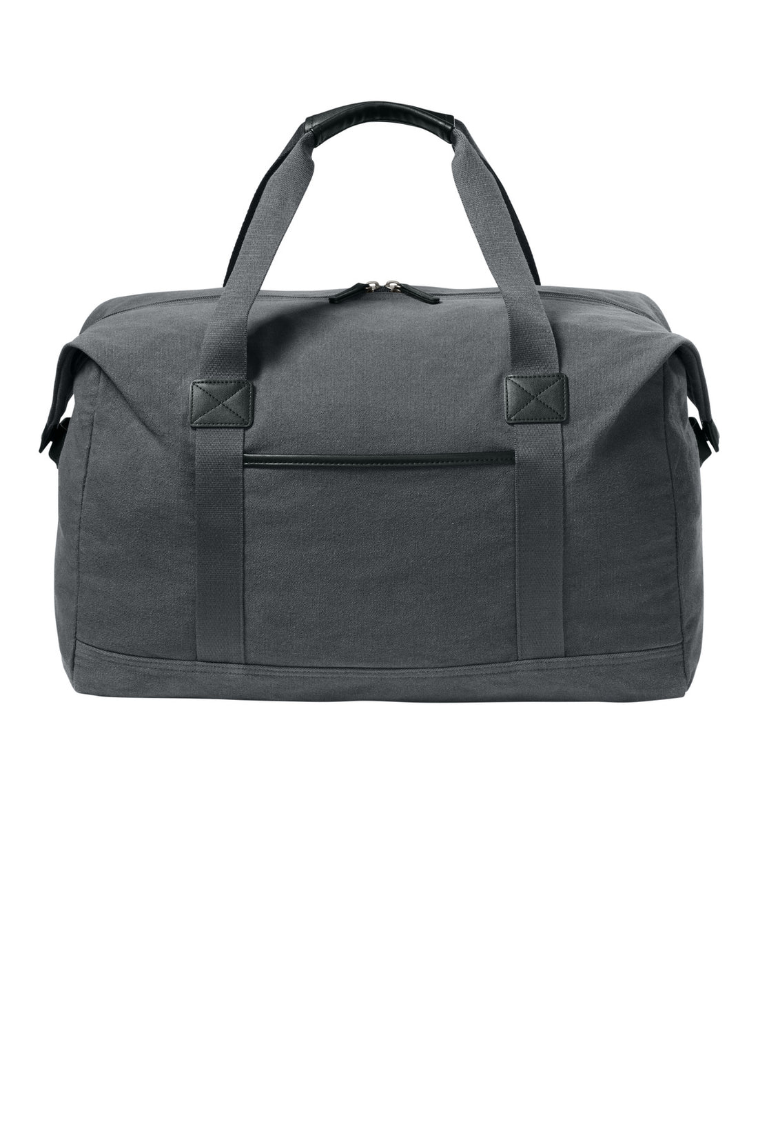 Port Authority® Washed Canvas Duffel BG8030 - Grey Steel - OSFA