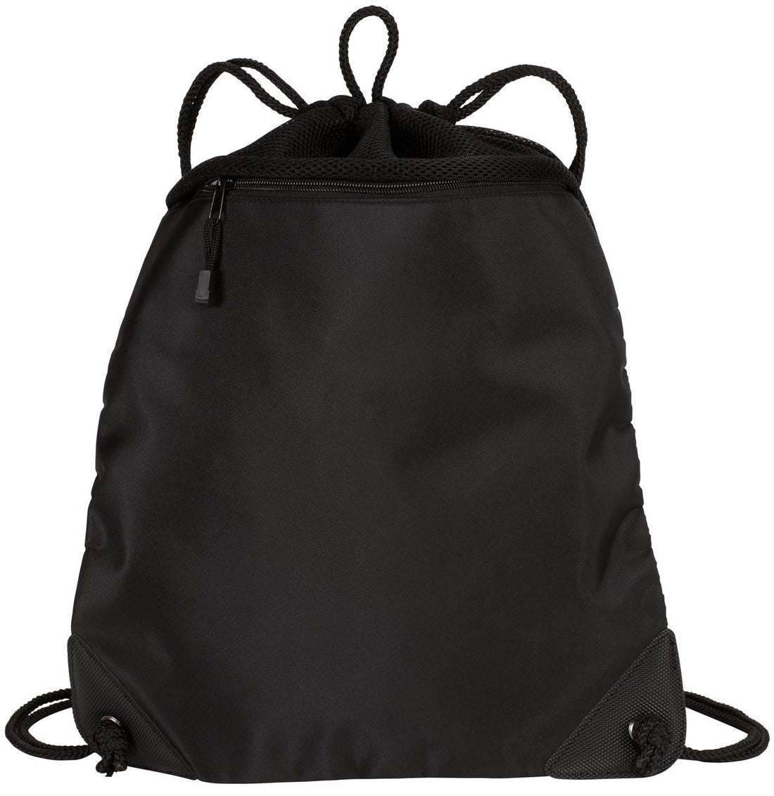 Port Authority® - Cinch Pack with Mesh Trim.  BG810 - Black - OSFA