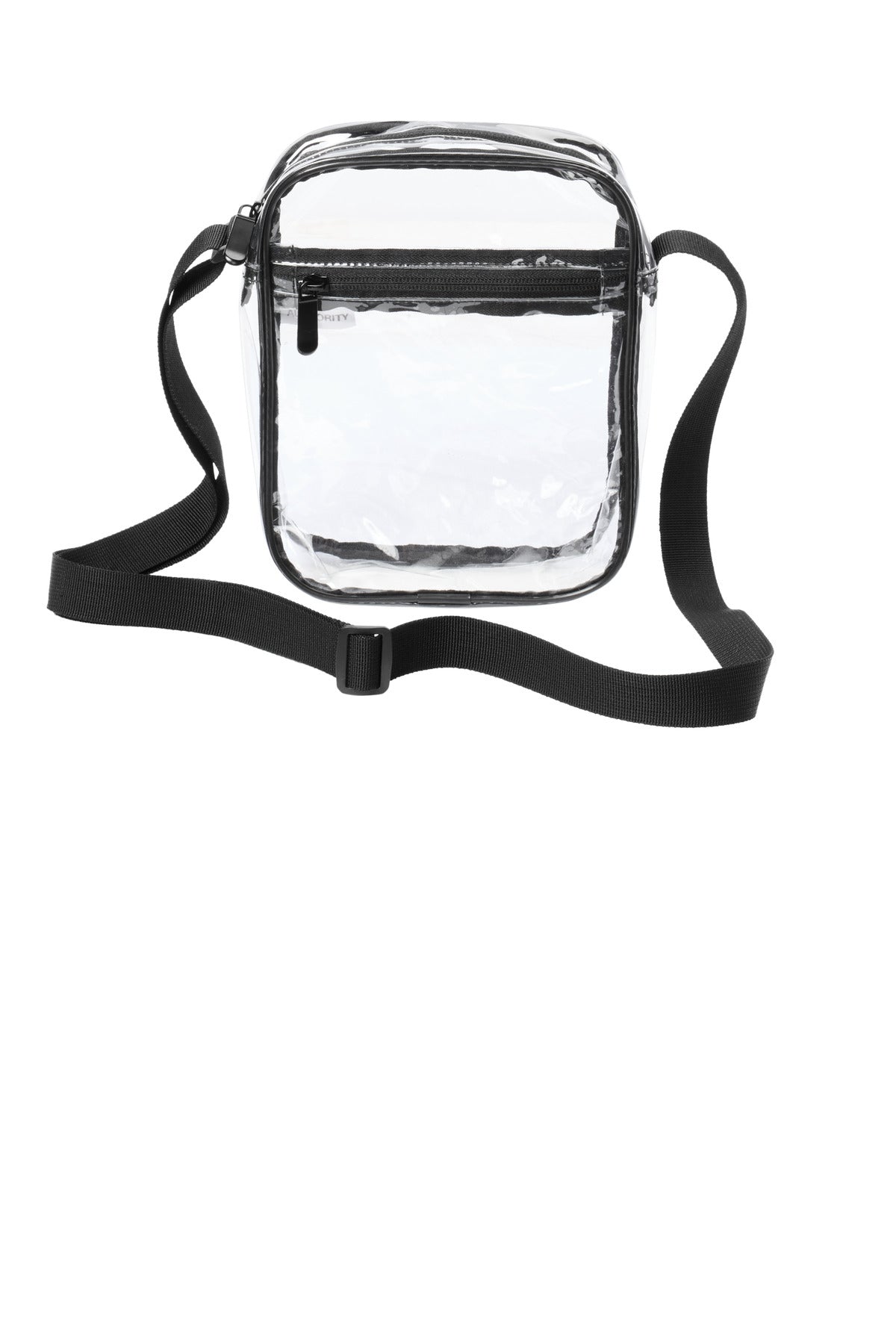 Port Authority® Clear Crossbody Bag BG931 - Clear/ Black - OSFA