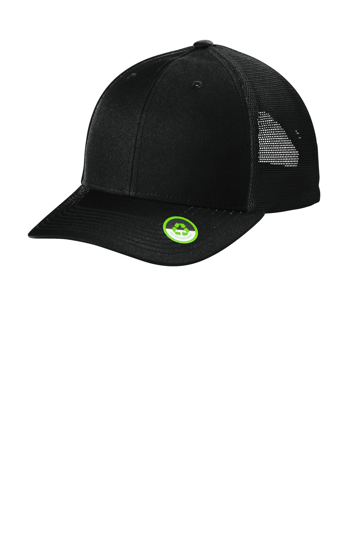 Port Authority® Eco Snapback Trucker Cap C402ECO - Deep Black - OSFA
