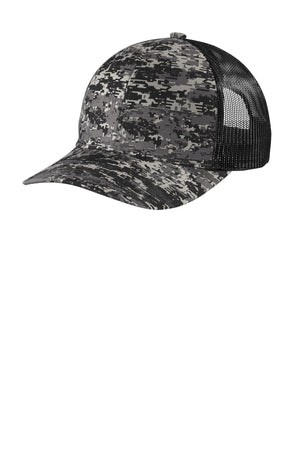 Port Authority ® Digi Camo Snapback Trucker Cap C404