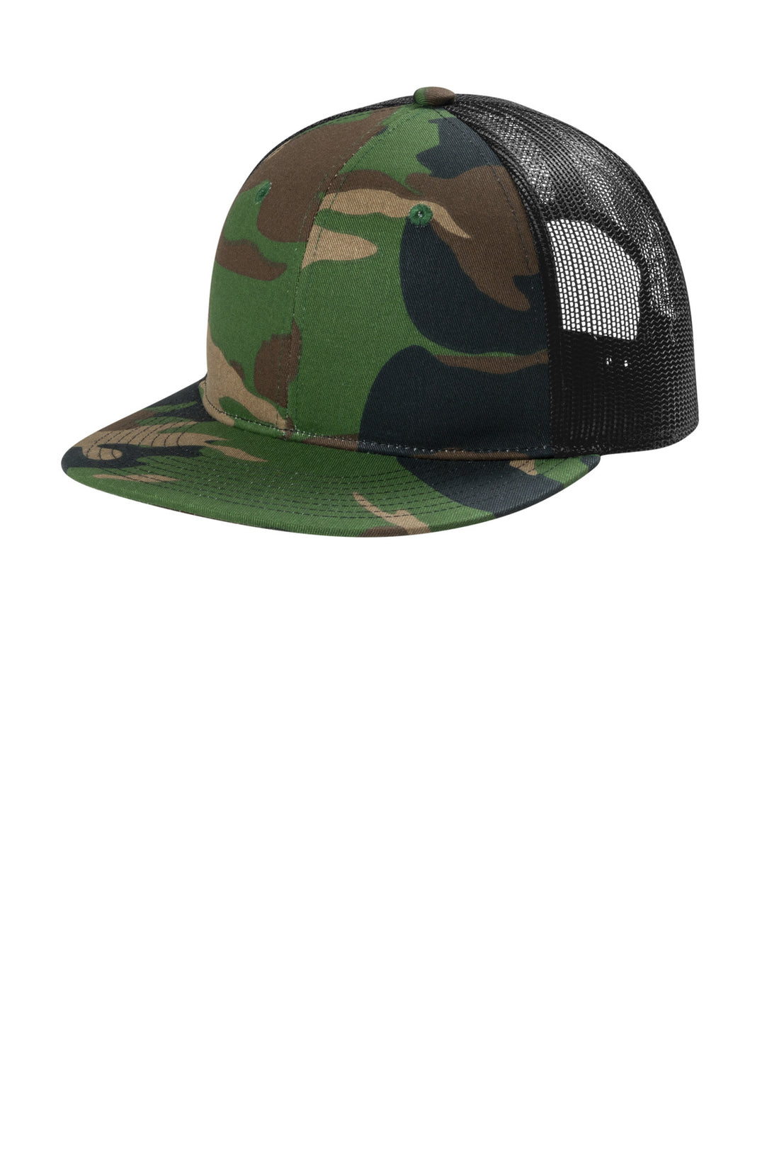 Port Authority® Snapback Flat Bill Trucker Cap C407
