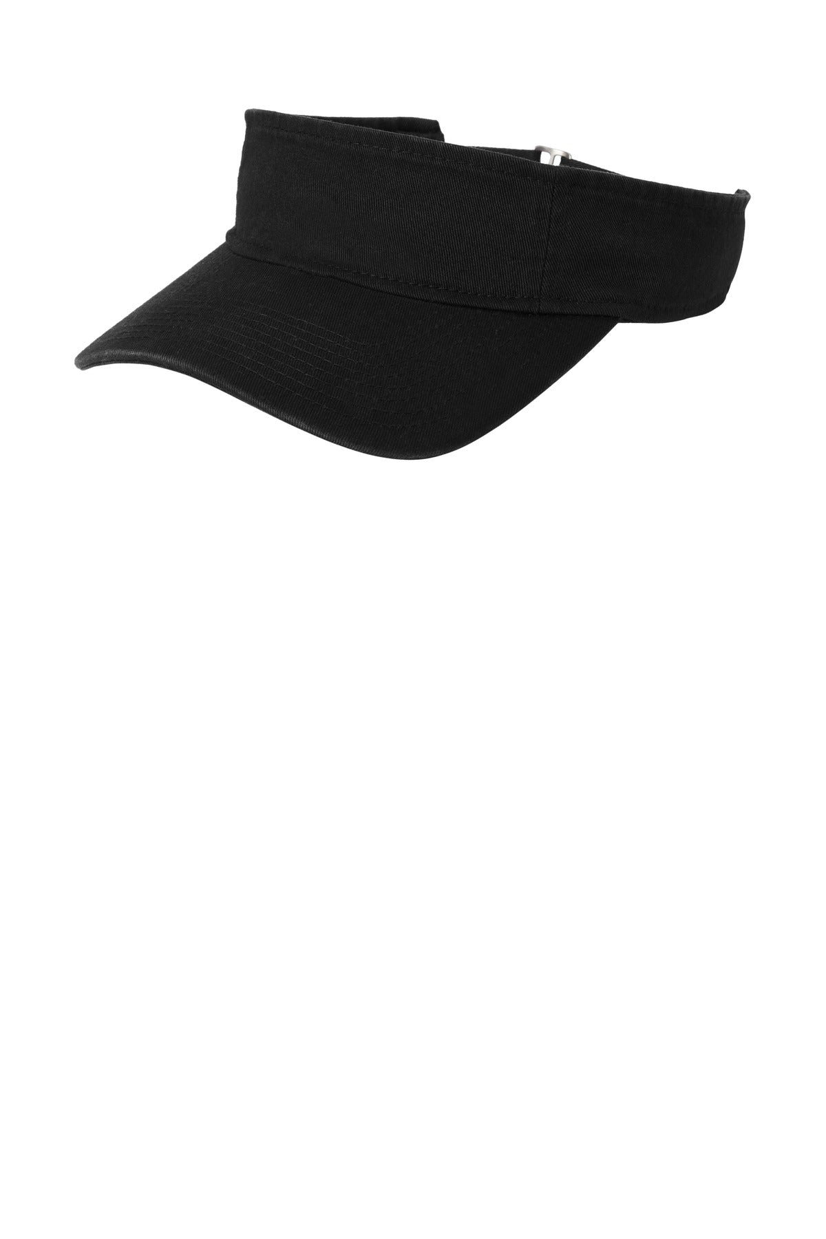 Port Authority® Enzyme Wash Fashion Visor.  C840 - Black - OSFA