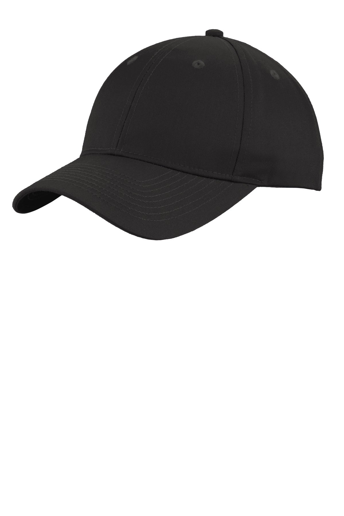 Port Authority® Uniforming Twill Cap. C913 - Black - OSFA
