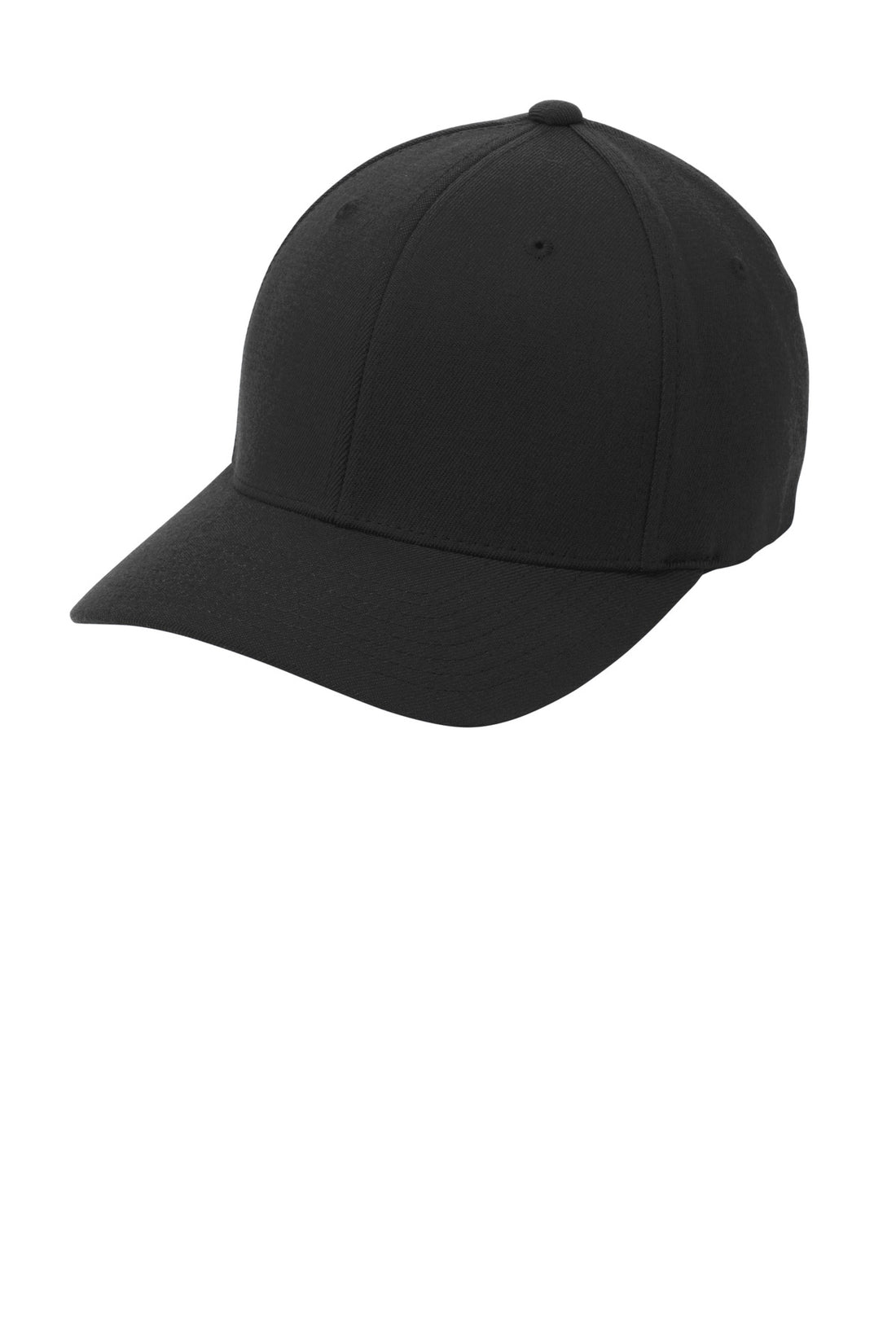 Port Authority® Flexfit® Wool Blend Cap. C928 - Black - S/M