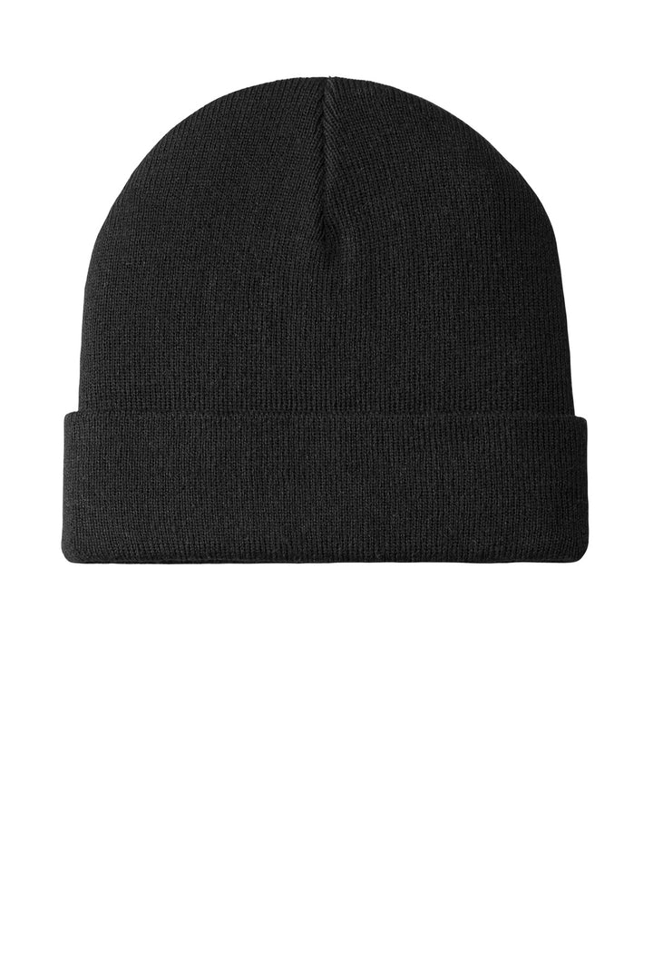Port Authority ® Knit Cuff Beanie C939 - Black - OSFA