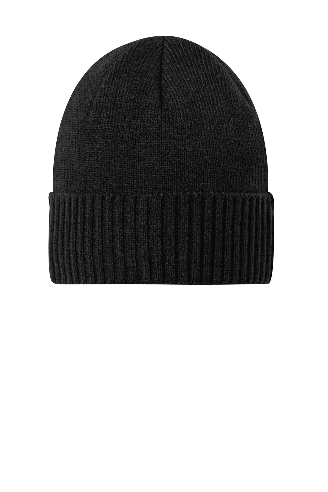Port Authority® Rib Knit Cuff Beanie C951 - Deep Black - OSFA